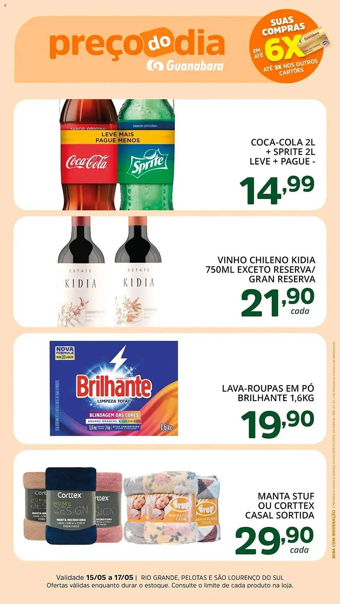 Encarte de Encarte Supermercados Guanabara 15 de maio até 17 de maio 2026 - Pagina 4