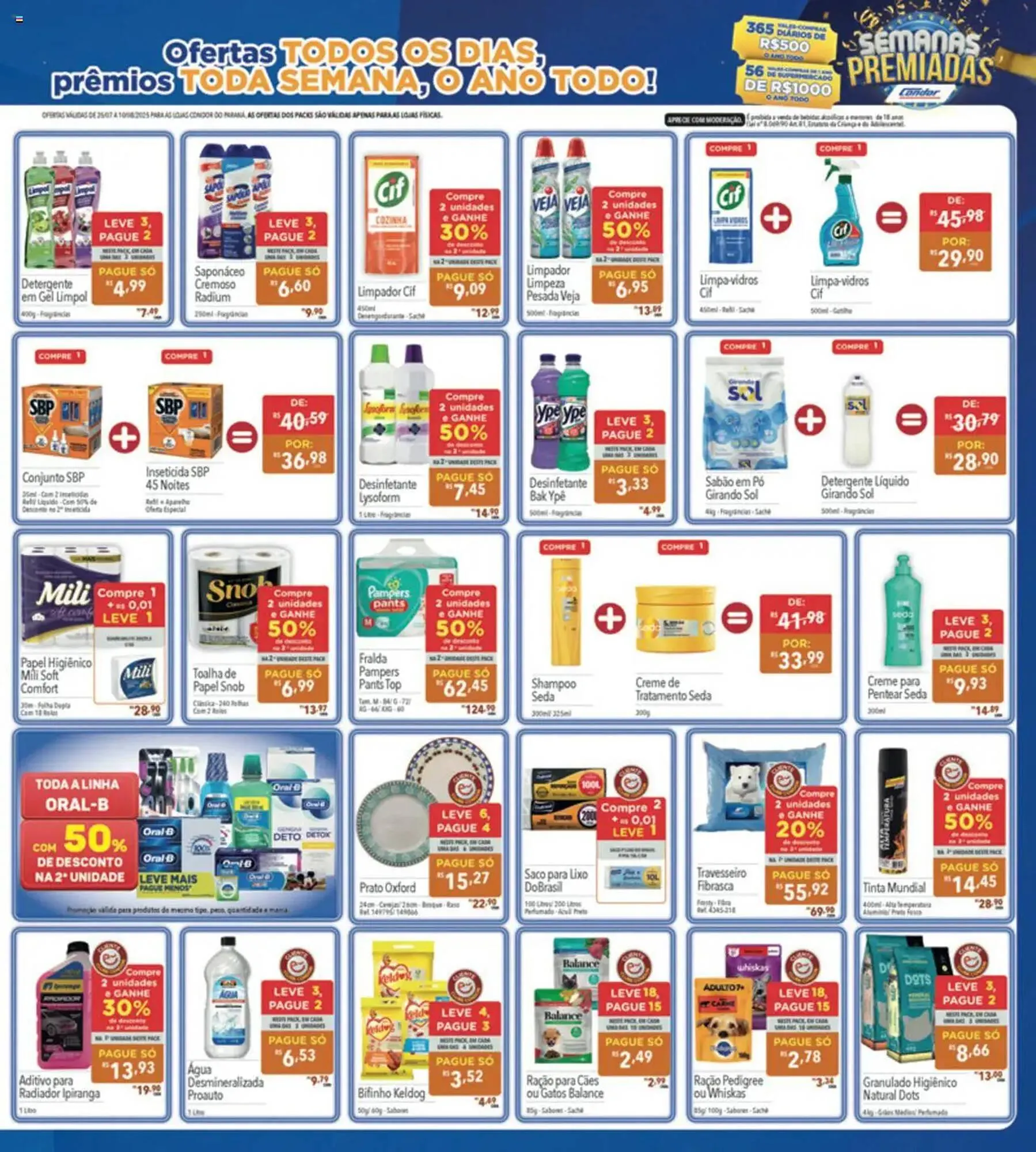 Encarte de Catálogo Supermercados Condor 25 de julho até 12 de agosto 2025 - Pagina 3
