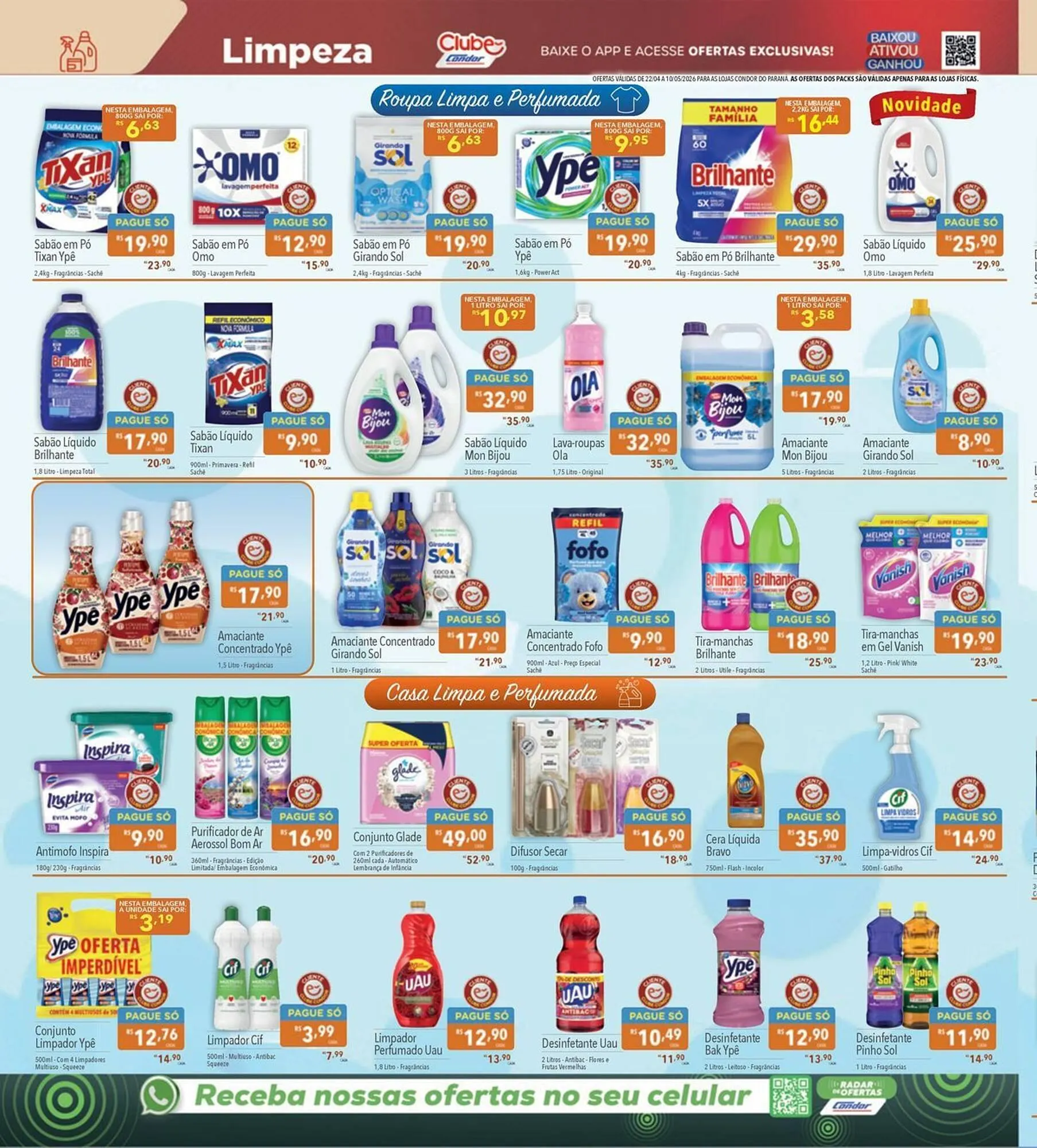 Encarte de Catálogo Supermercados Condor 22 de abril até 10 de maio 2026 - Pagina 22