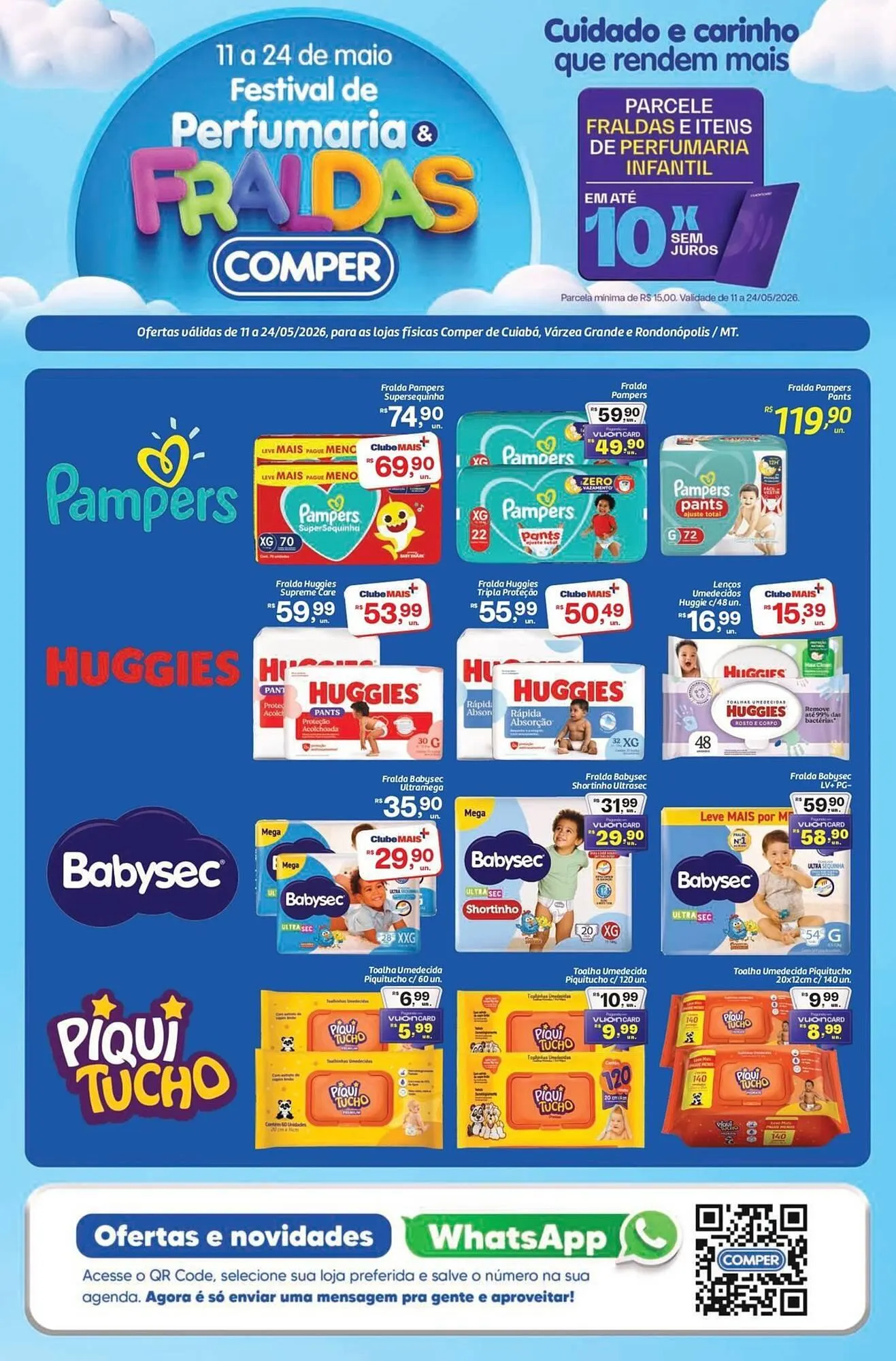 Encarte de Folheto Comper 11 de maio até 24 de maio 2026 - Pagina 1