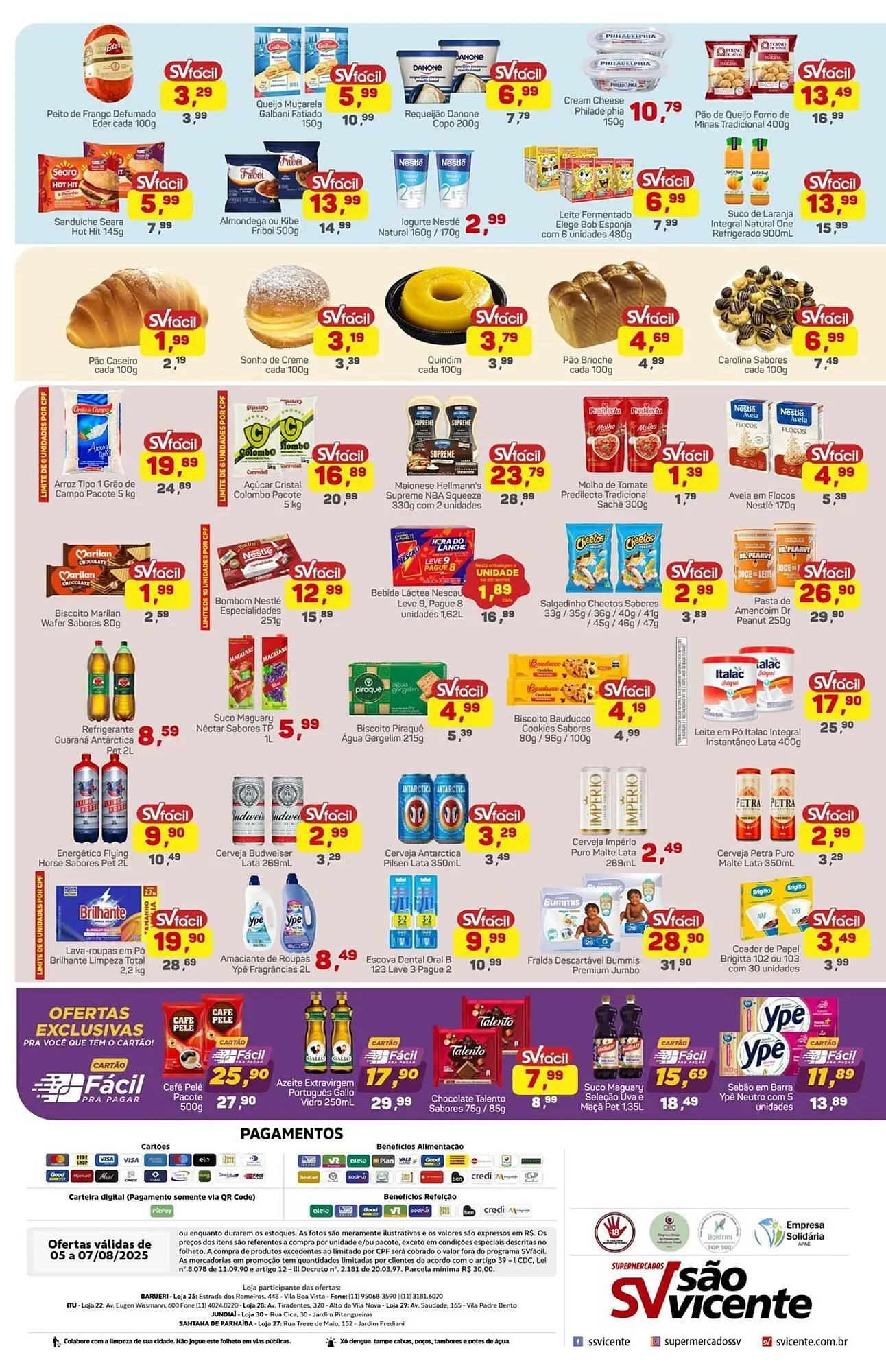 Encarte de Catálogo Supermercados São Vicente 5 de agosto até 7 de agosto 2025 - Pagina 2