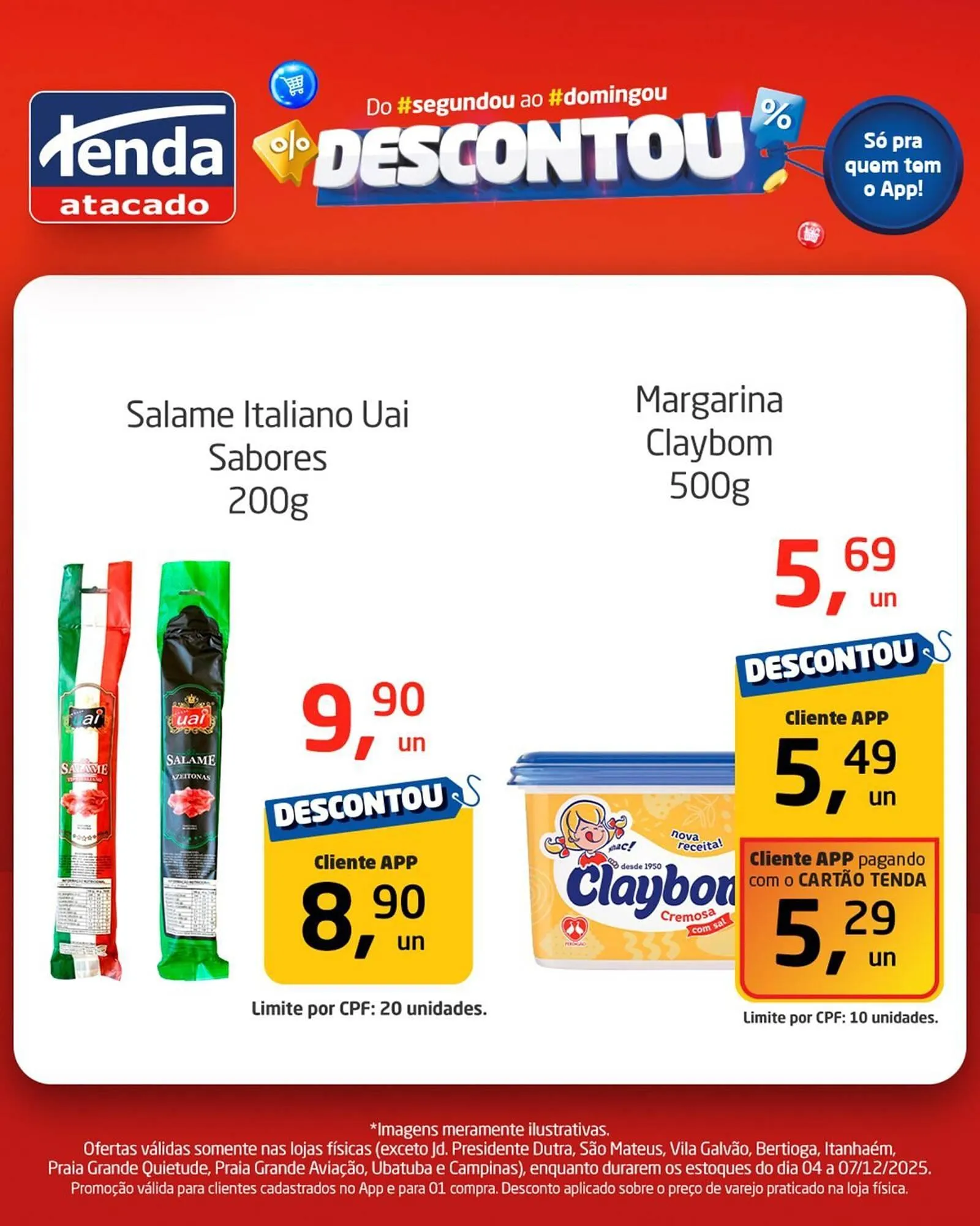 Encarte de Folheto Tenda Atacado 5 de dezembro até 7 de dezembro 2025 - Pagina 1