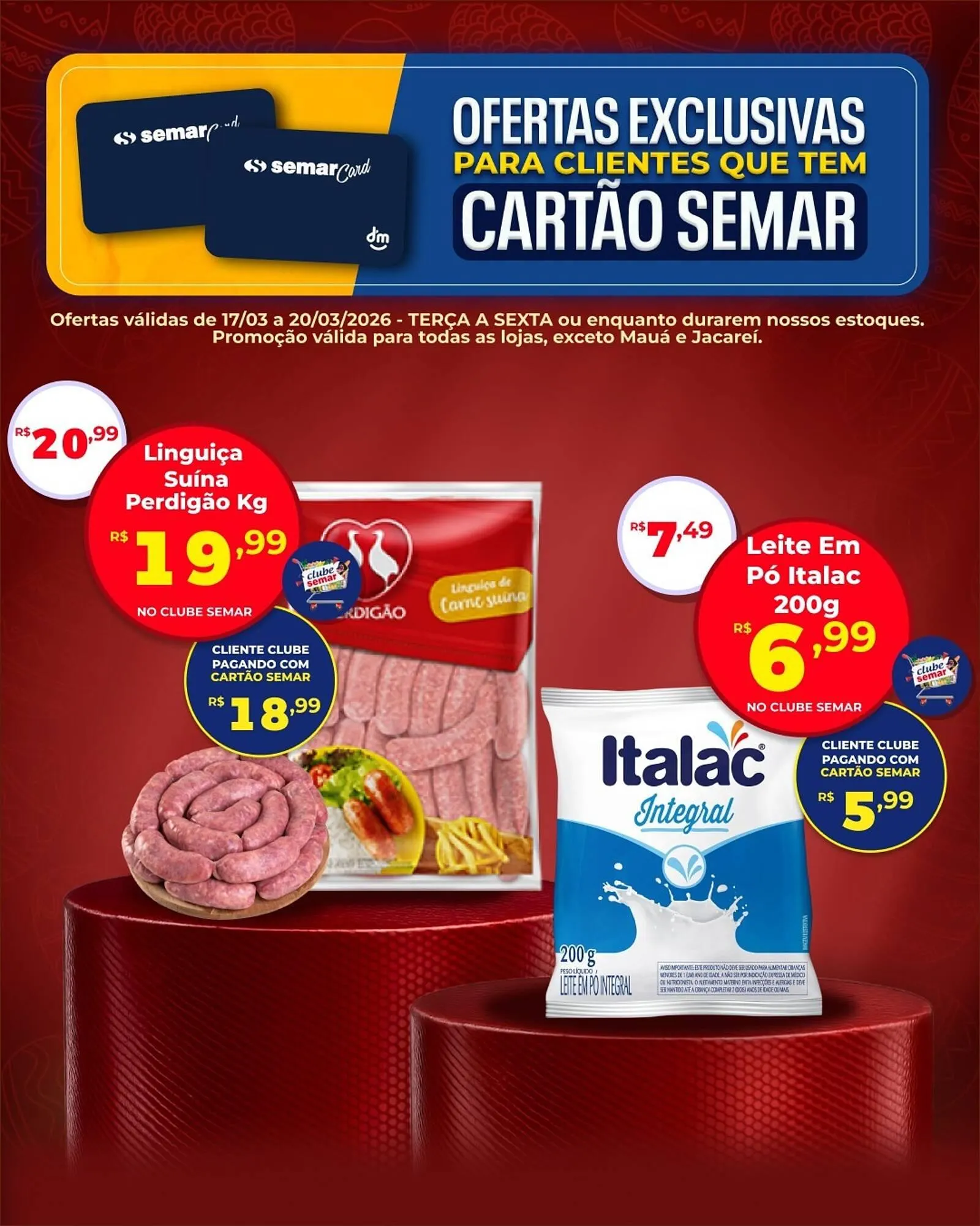 Encarte de Folheto Semar Supermercado 17 de março até 20 de março 2026 - Pagina 2