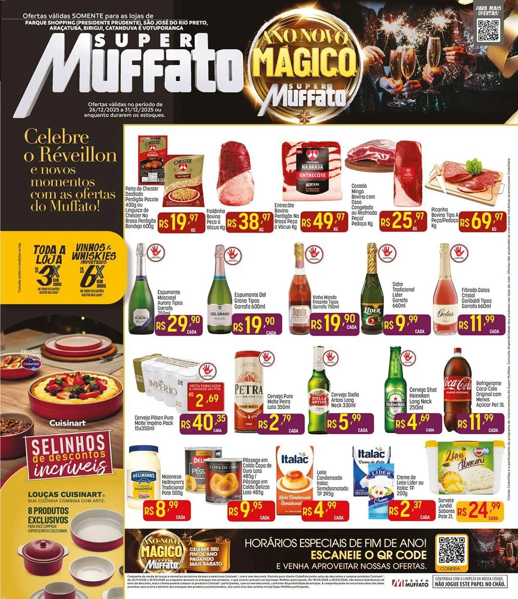 Encarte de Encarte Muffato 26 de dezembro até 31 de dezembro 2025 - Pagina 1