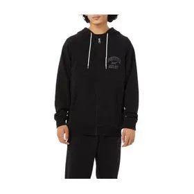 Casaco de Moletom ASICS French Terry Full Zip - Masculino - Preto