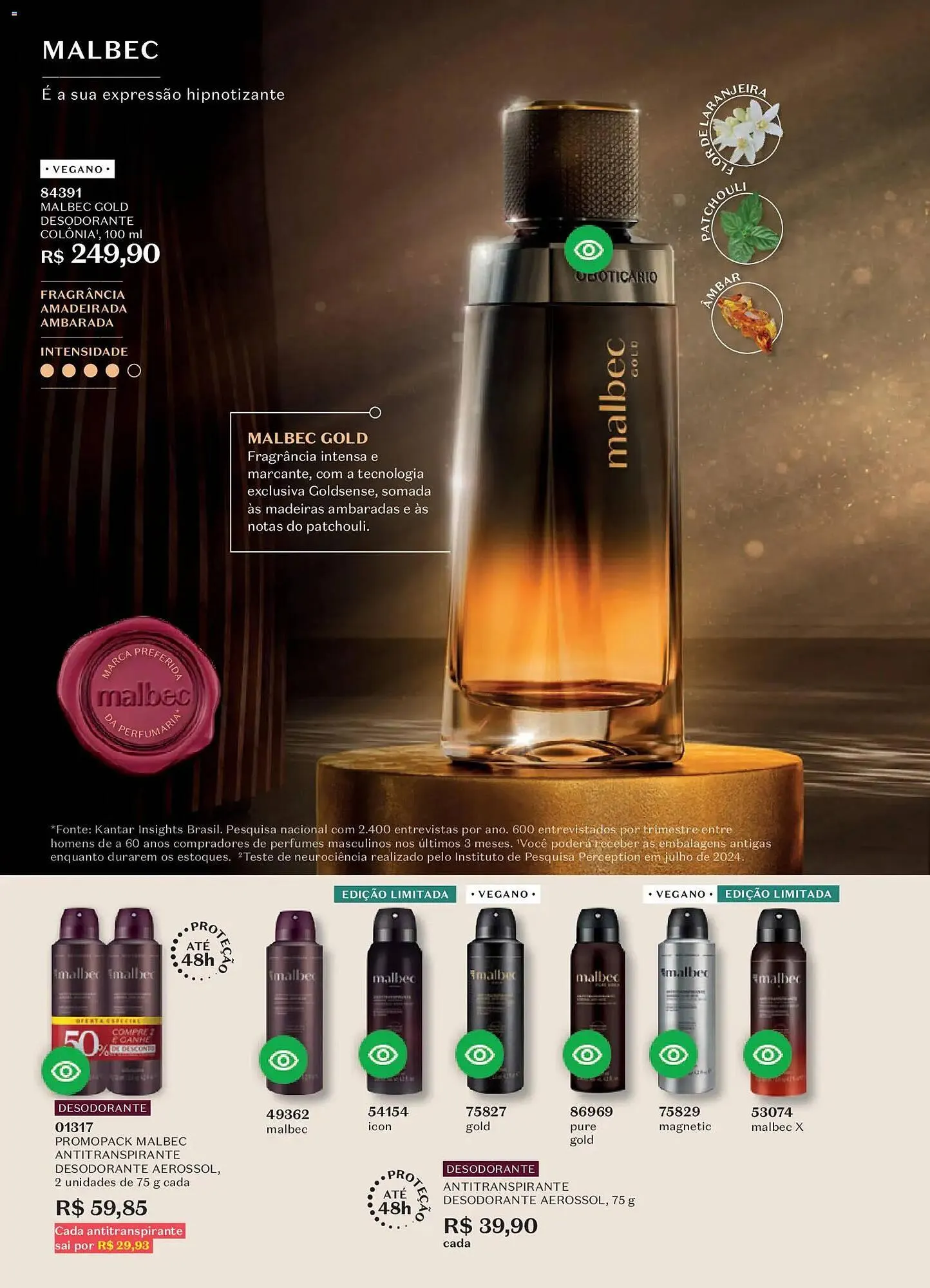 Encarte de Catálogo O Boticário 9 de fevereiro até 2 de março 2026 - Pagina 69