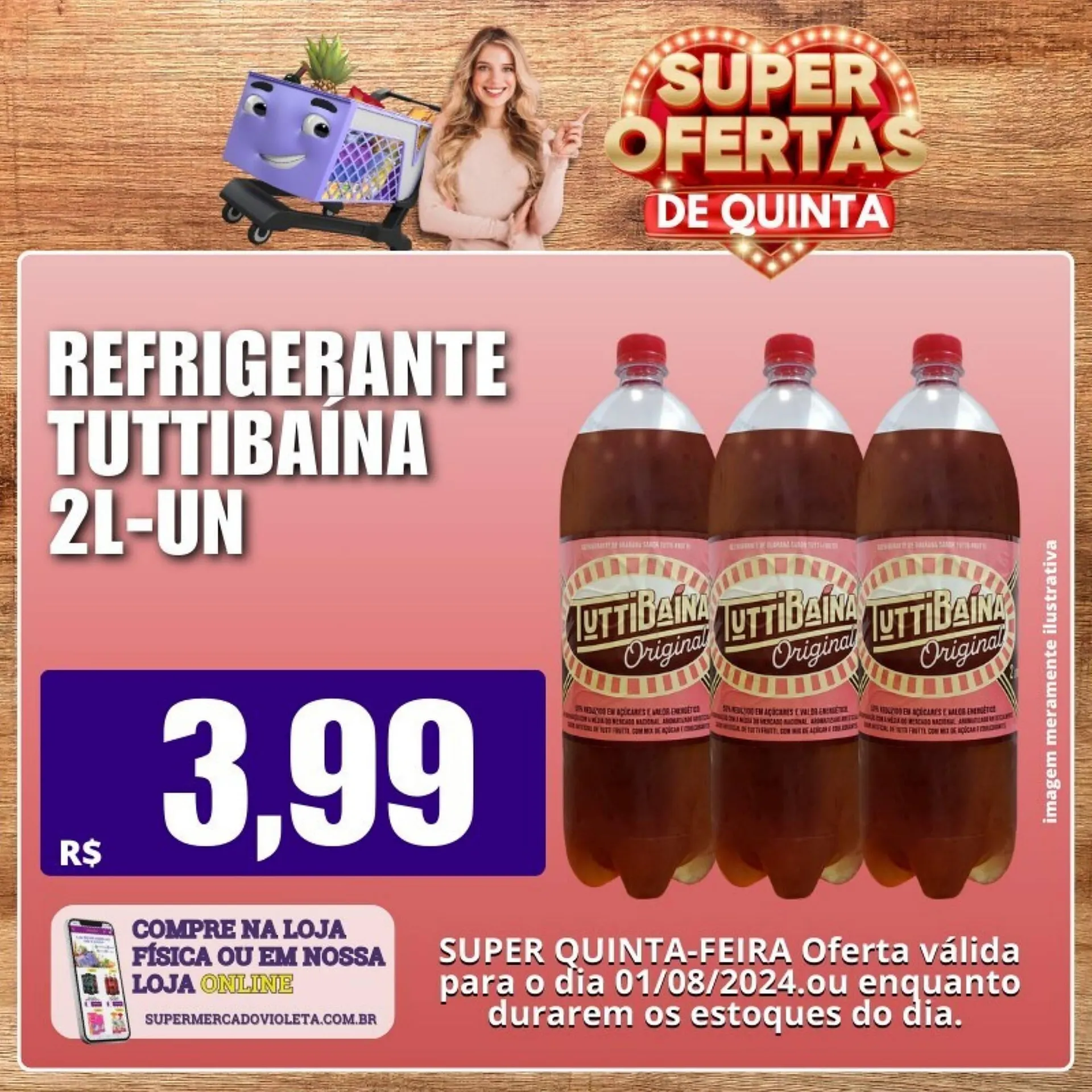 Encarte de Catálogo Violeta Supermercados 31 de julho até 1 de agosto 2024 - Pagina 3