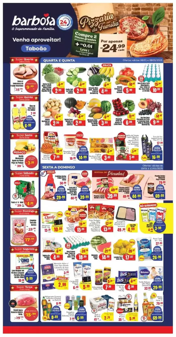 Encarte de Loja Taboão 8 de janeiro até 14 de janeiro 2025 - Pagina 1
