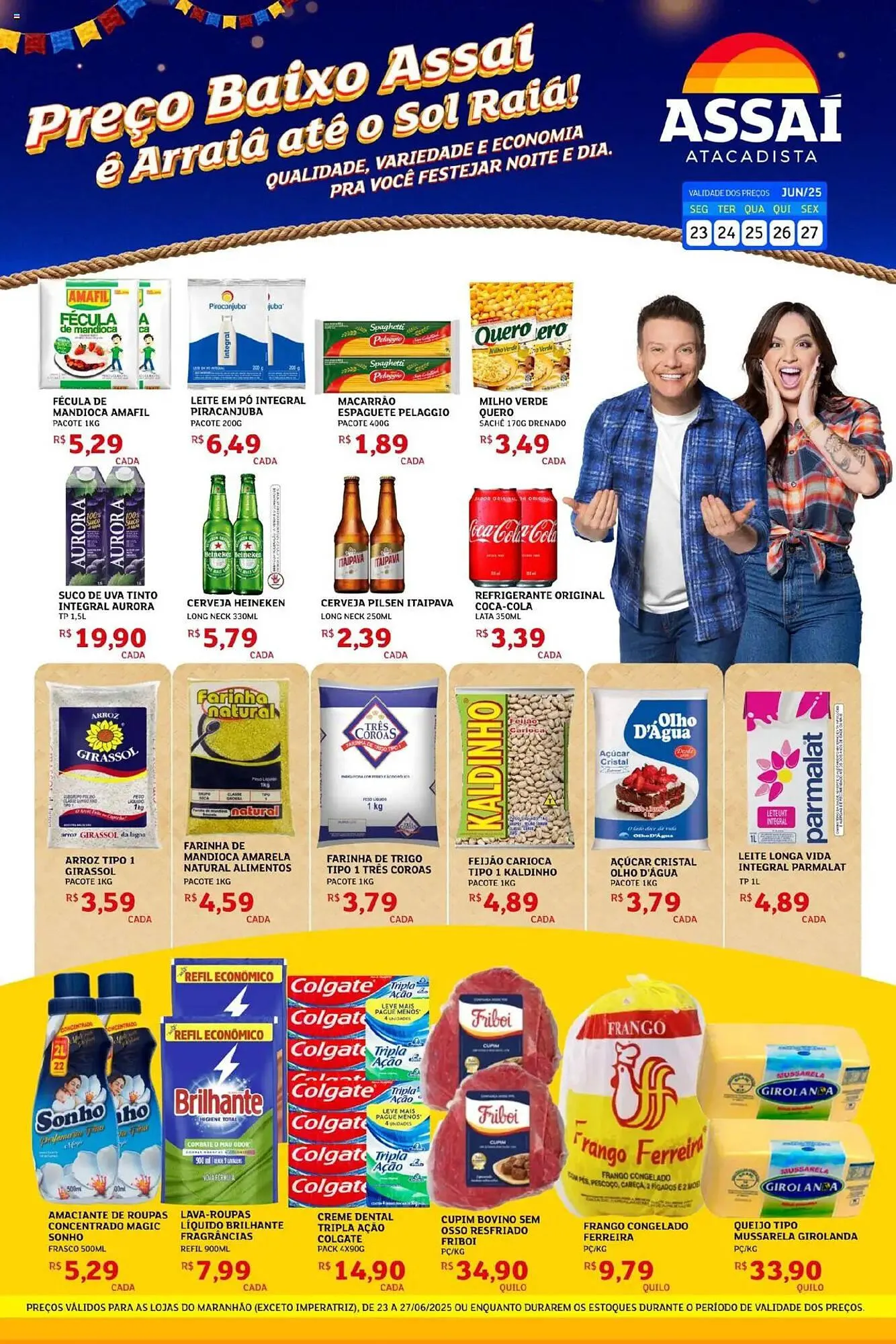 Encarte de Catálogo Assaí Atacadista 23 de junho até 27 de junho 2025 - Pagina 1