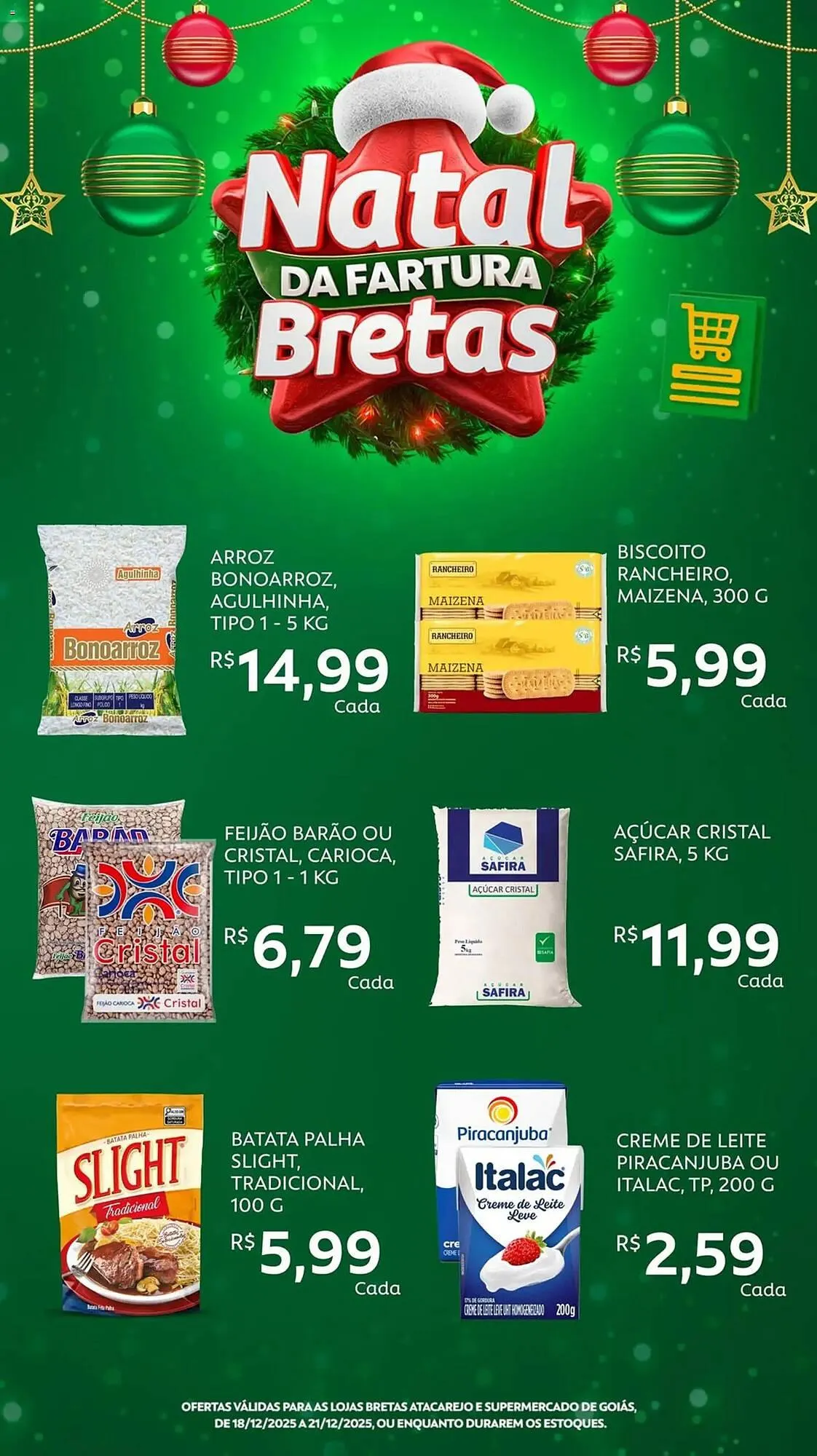 Encarte de Catálogo Supermercados Bretas 18 de dezembro até 21 de dezembro 2025 - Pagina 9