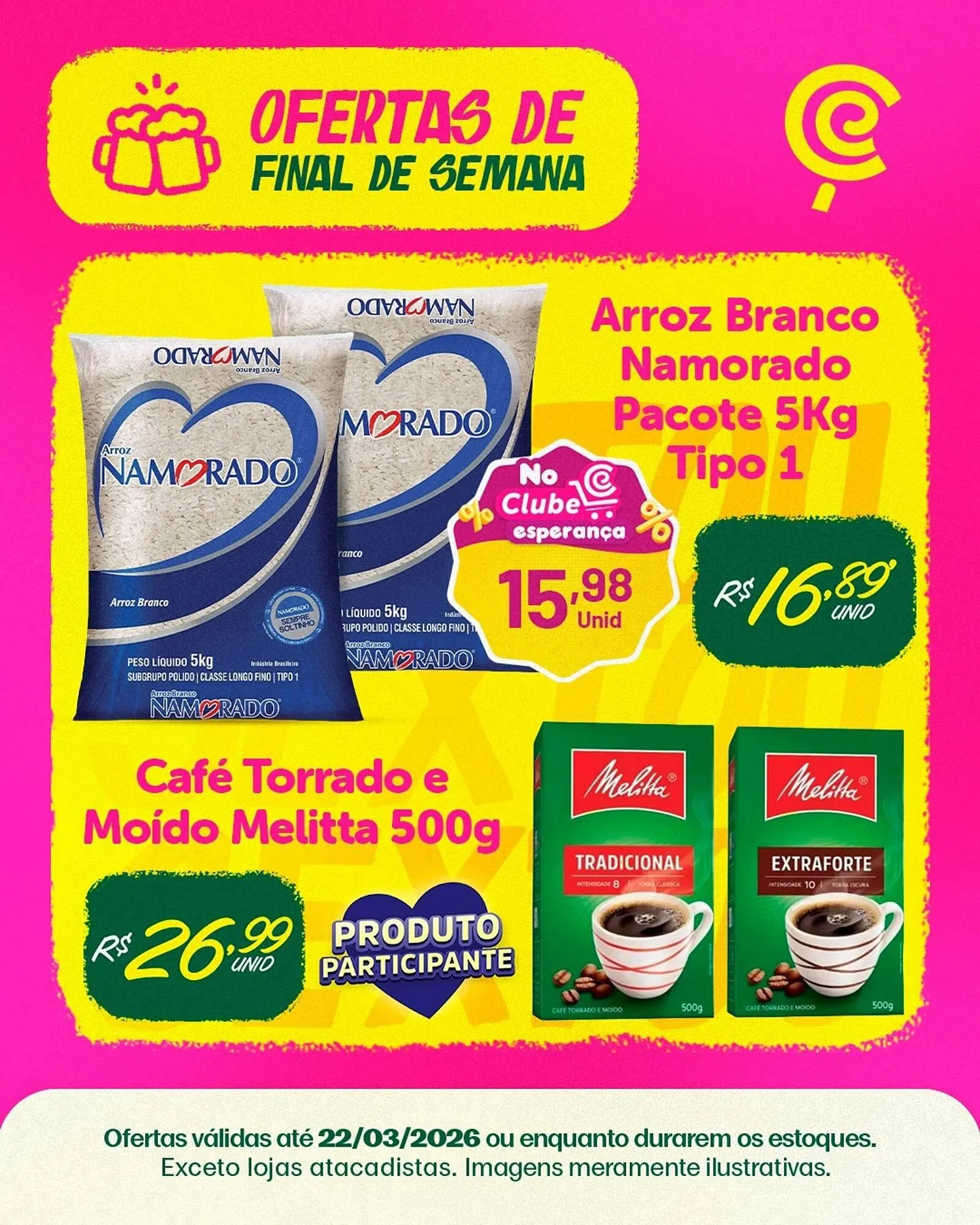 Encarte de Folheto Comercial Esperança 20 de março até 22 de março 2026 - Pagina 1