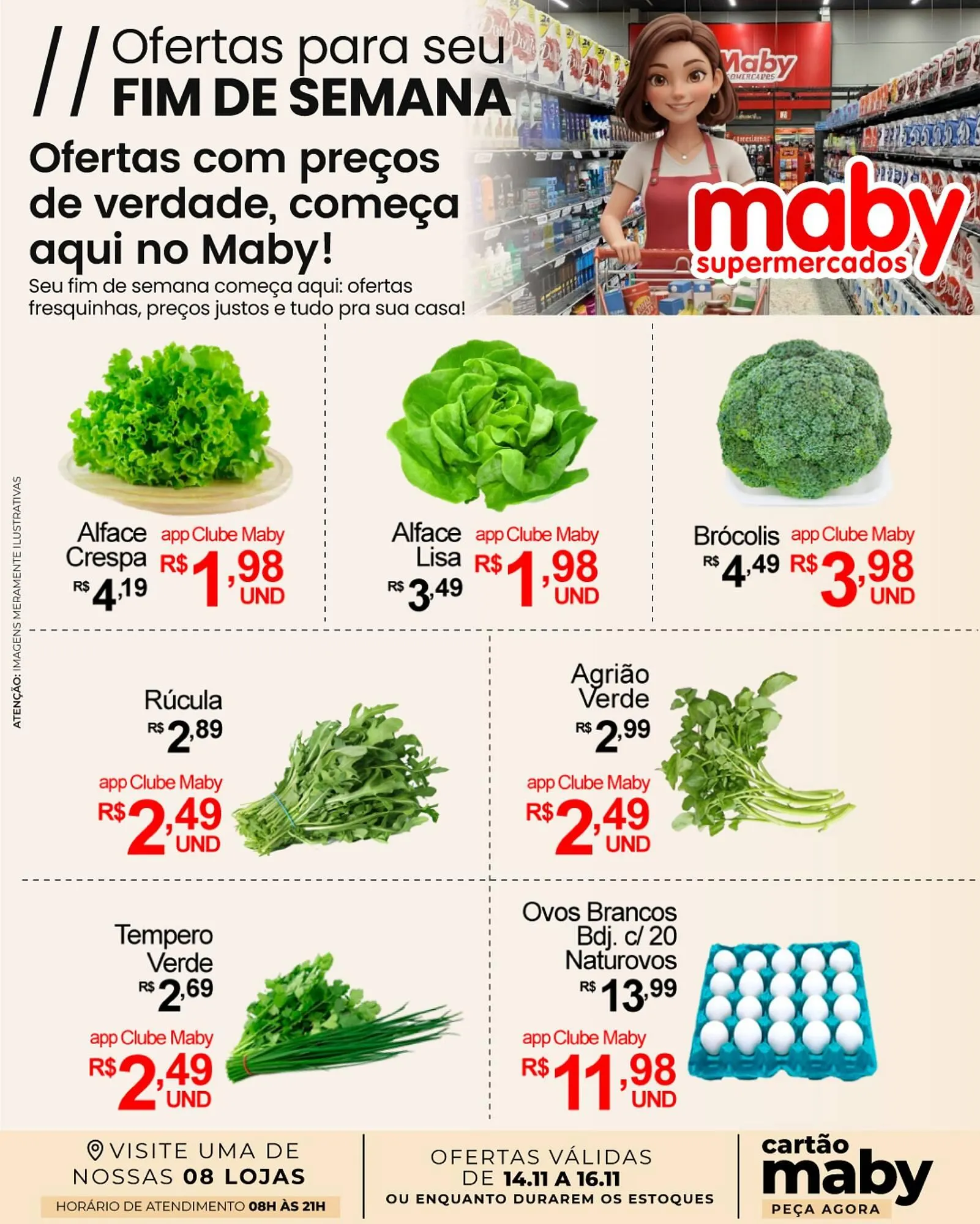 Encarte de Catálogo Maby Supermercados 14 de novembro até 16 de novembro 2025 - Pagina 1