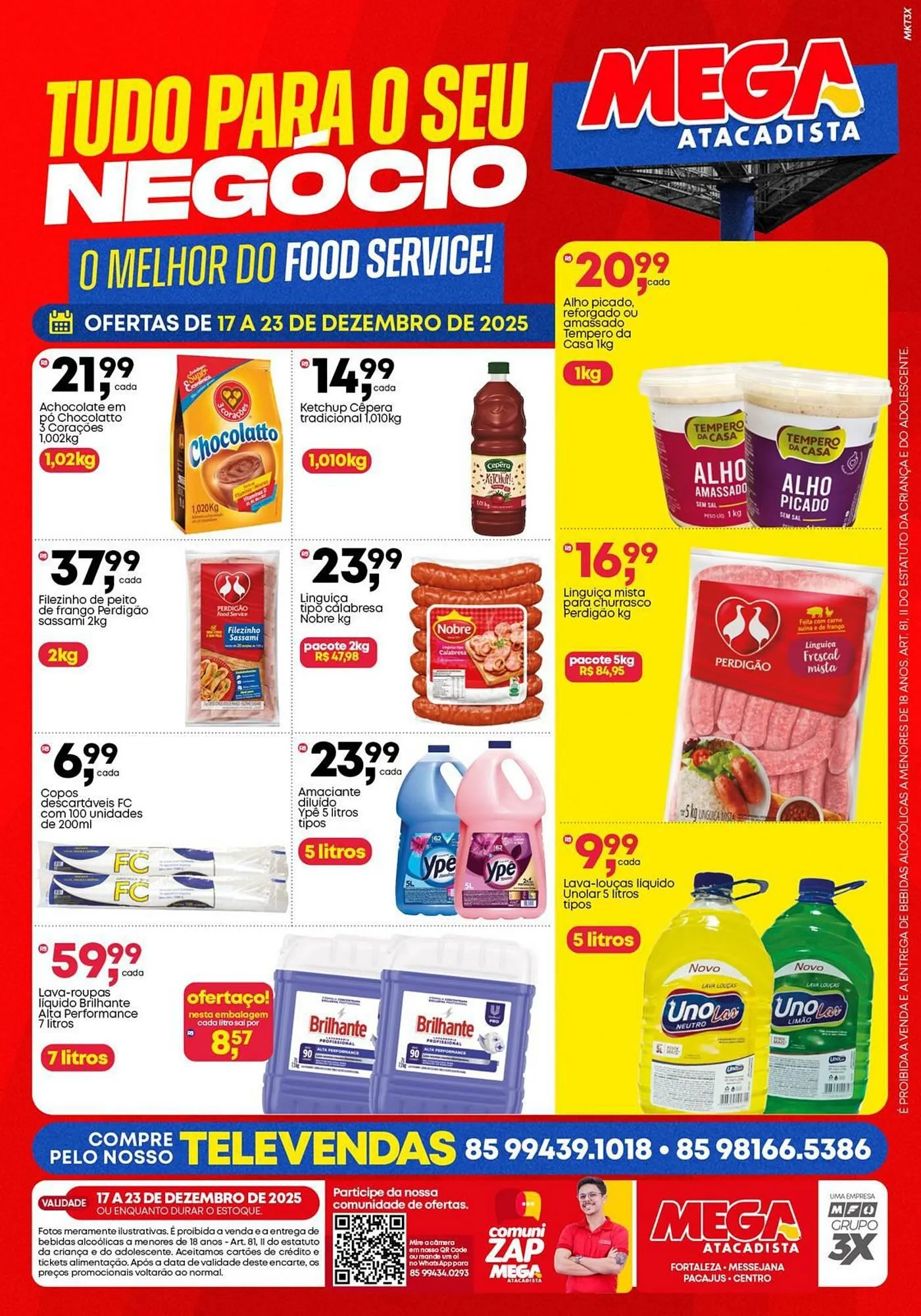 Encarte de Encarte Frangolândia 17 de dezembro até 23 de dezembro 2025 - Pagina 1