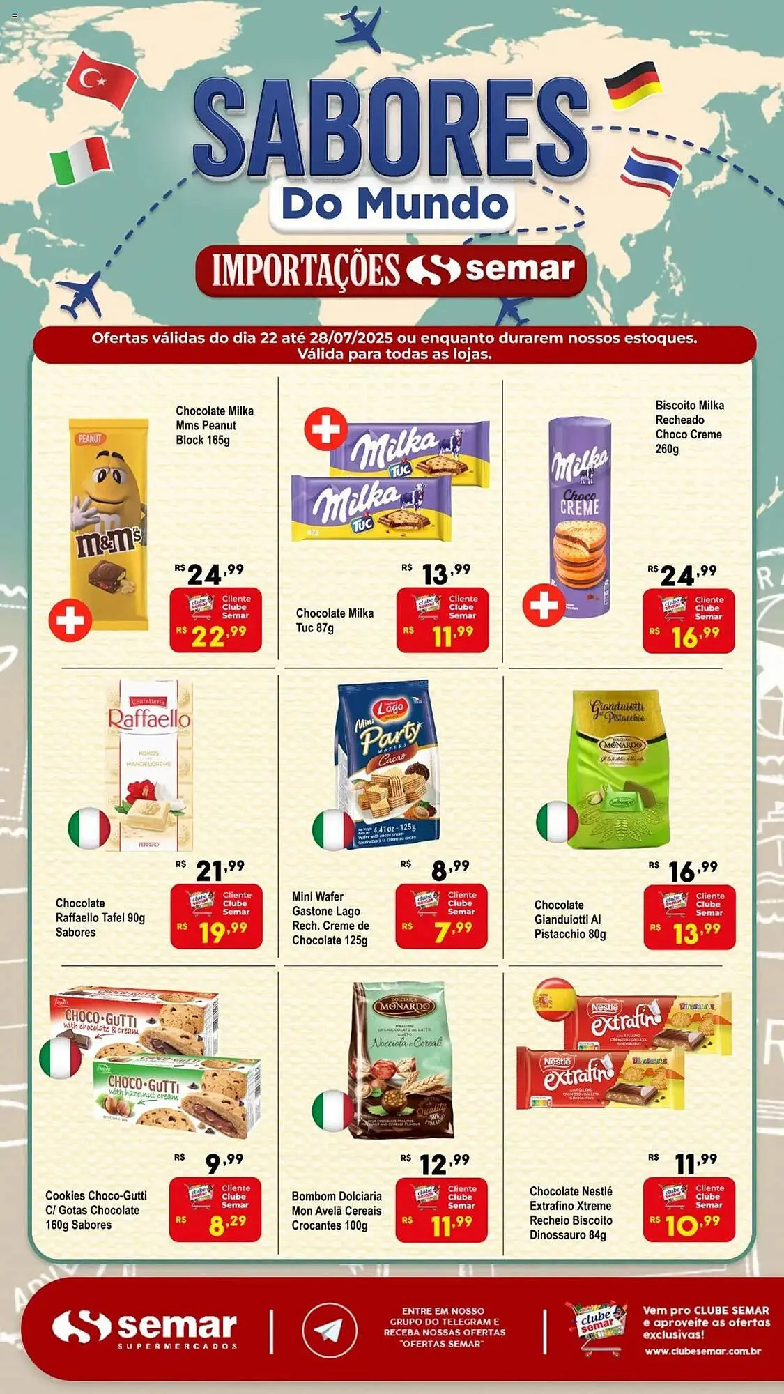 Encarte de Catálogo Semar Supermercado 23 de julho até 28 de julho 2025 - Pagina 1