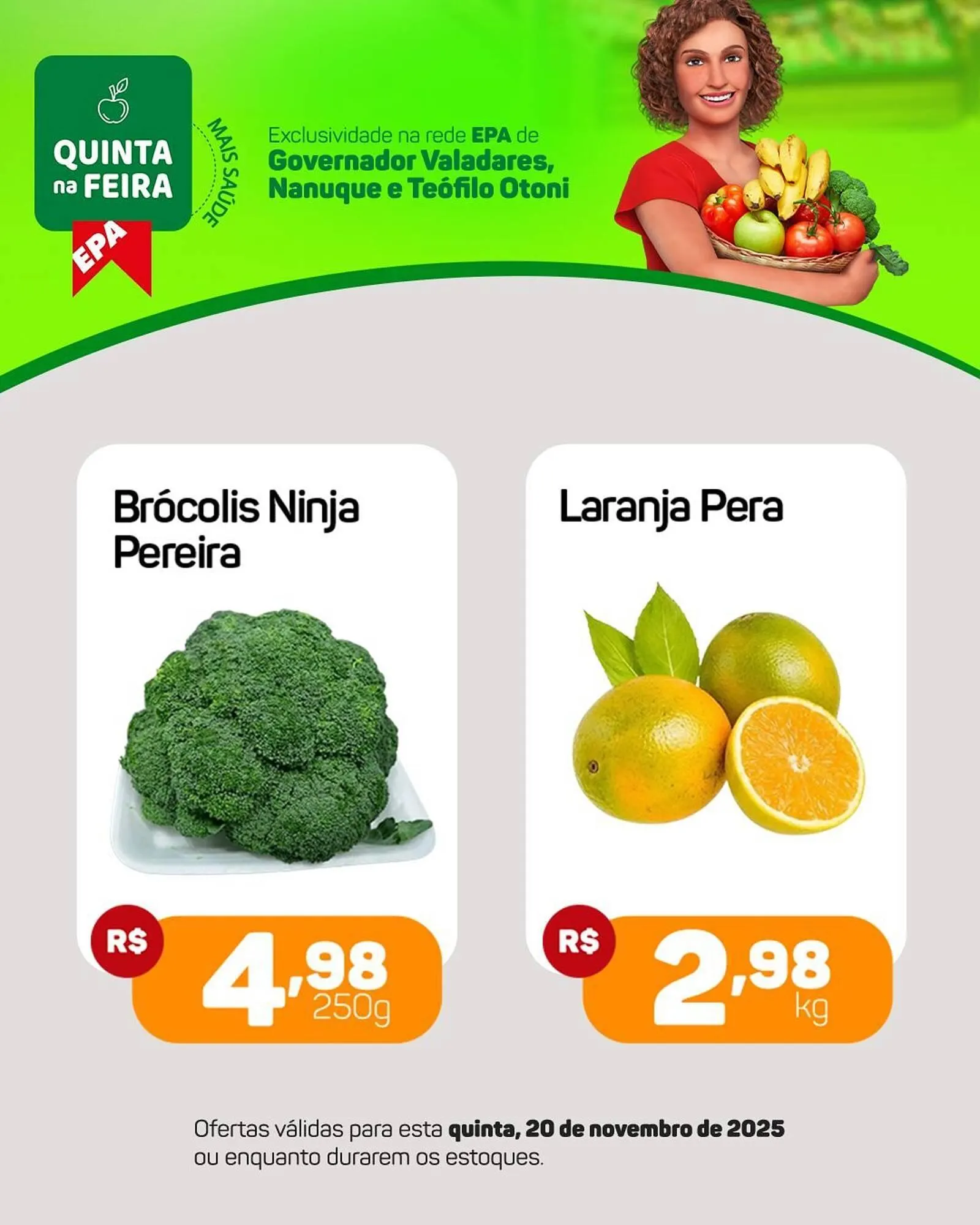 Encarte de Folheto Epa 20 de novembro até 20 de novembro 2025 - Pagina 1