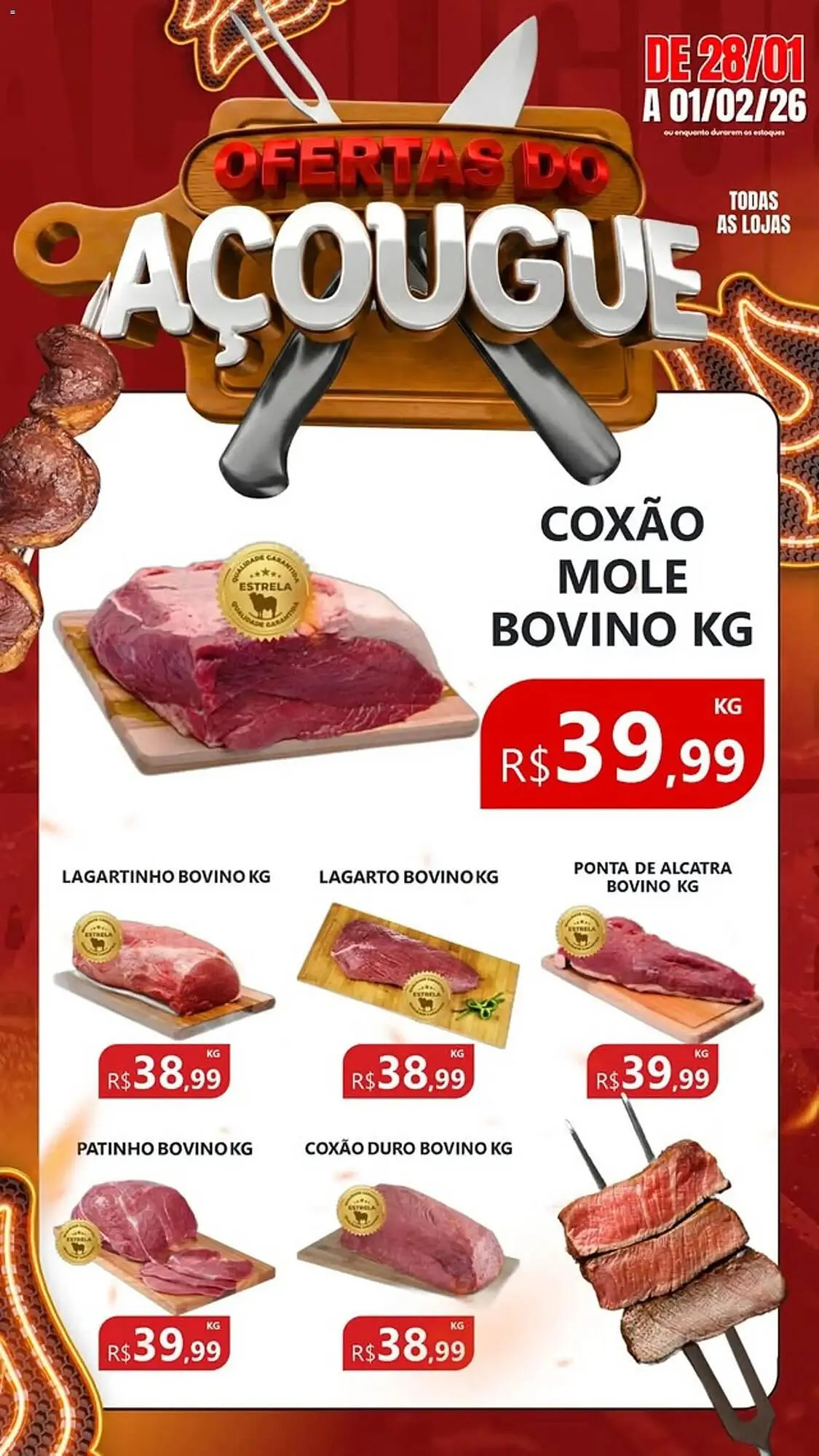 Encarte de Folheto Supermercado Estrela Azul 28 de janeiro até 1 de fevereiro 2026 - Pagina 3