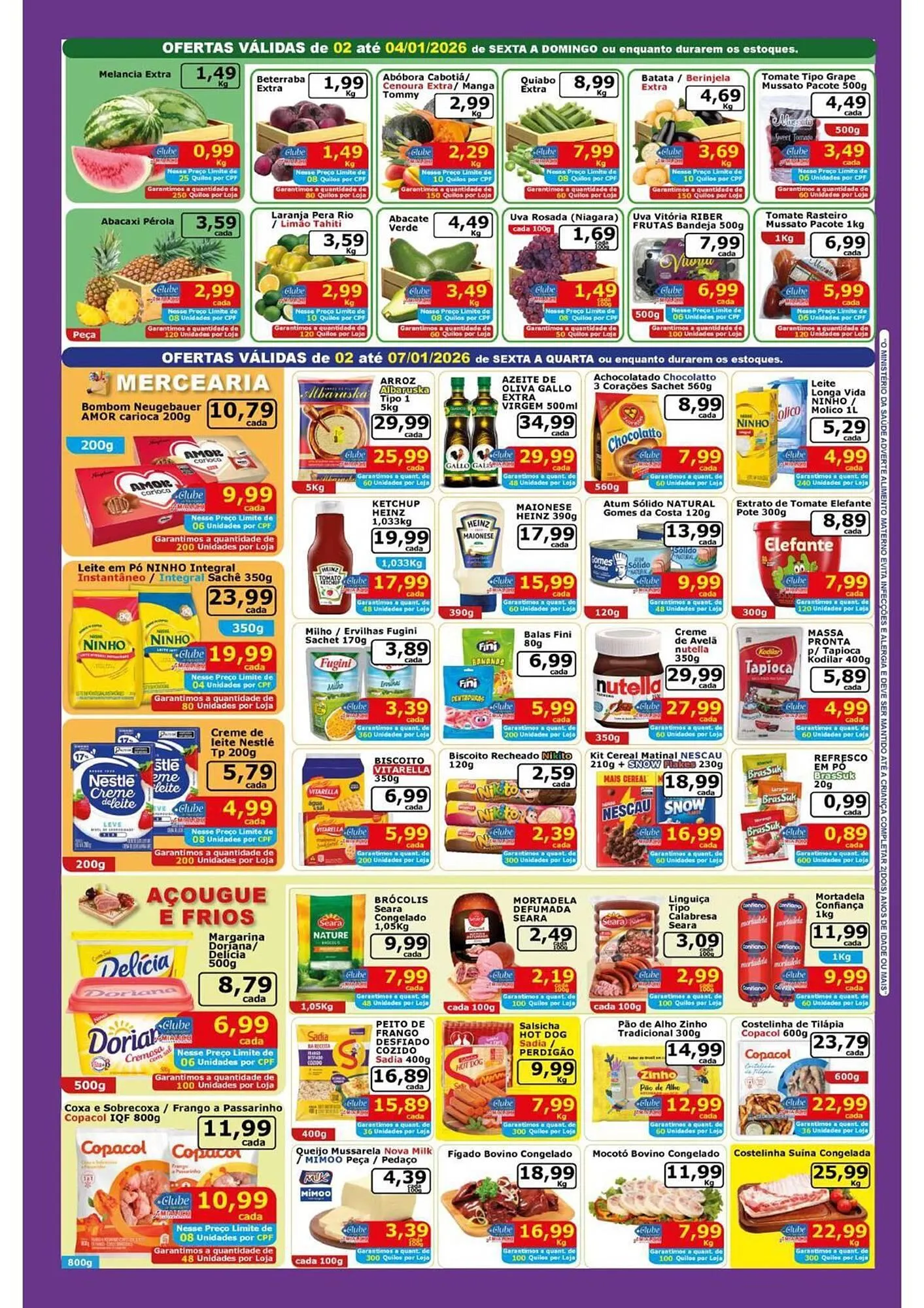 Encarte de Catálogo Mialich Supermercados 5 de janeiro até 7 de janeiro 2026 - Pagina 2