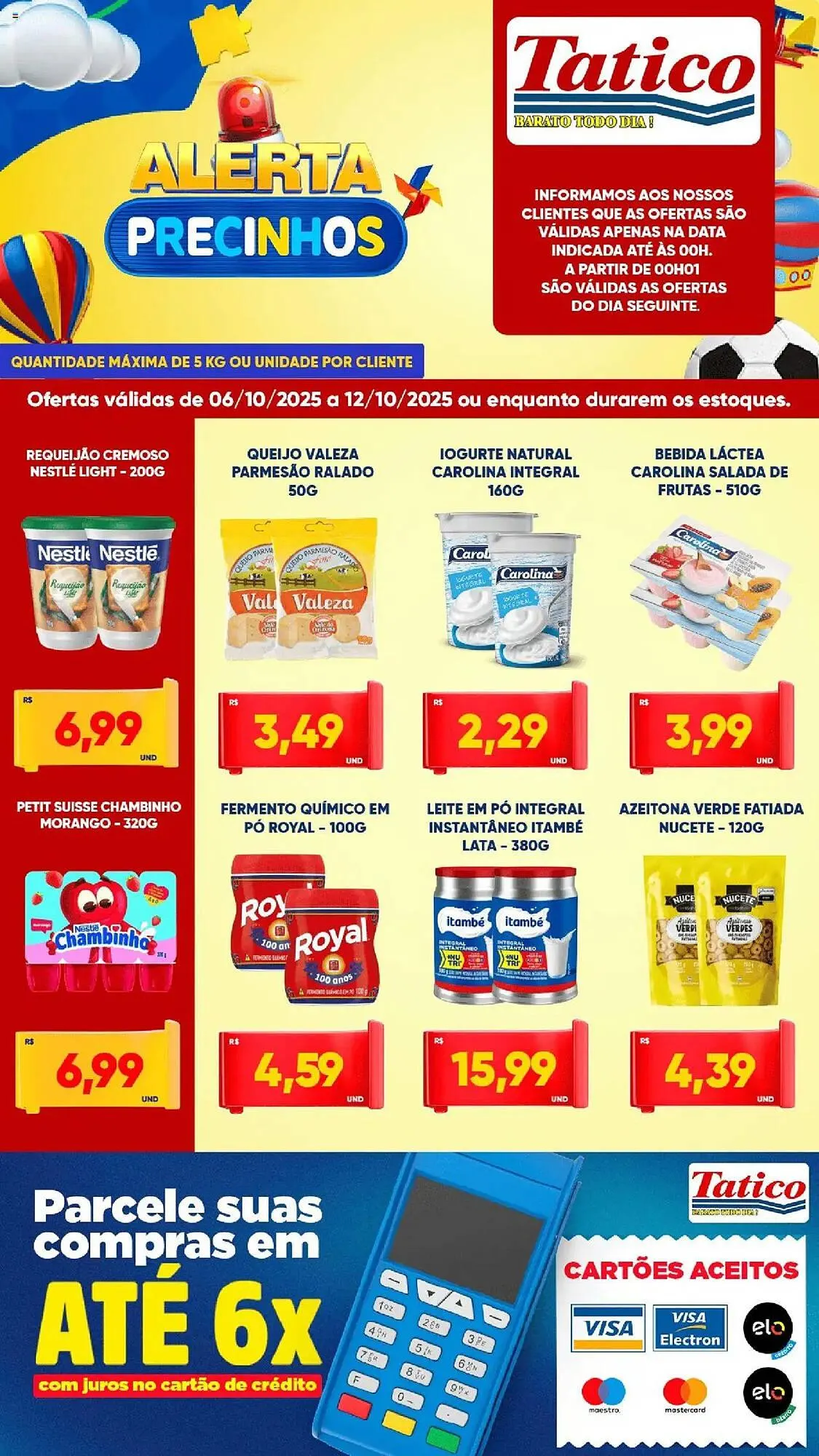 Encarte de Tabloide Tatico 6 de outubro até 13 de outubro 2025 - Pagina 2