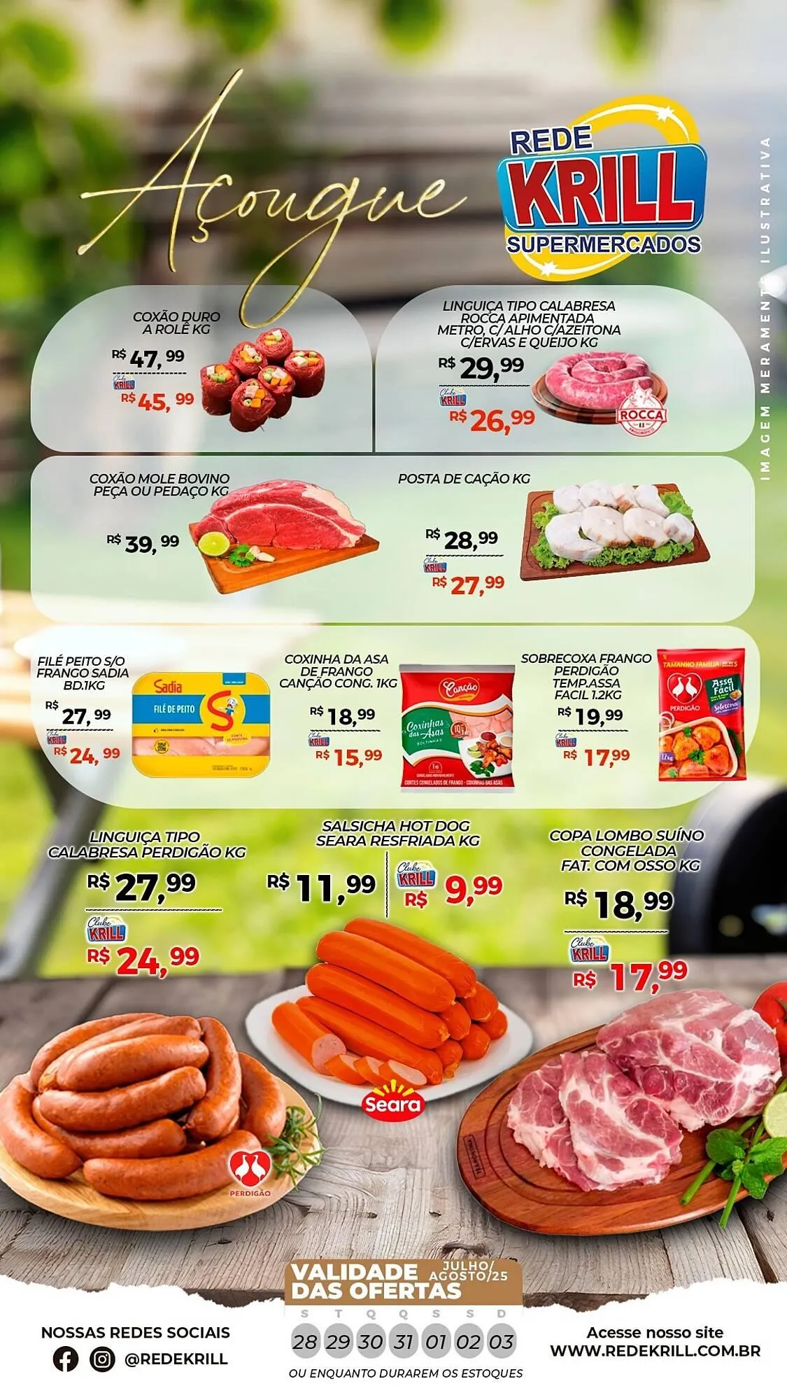 Encarte de Catálogo Rede Krill 28 de julho até 3 de agosto 2025 - Pagina 1
