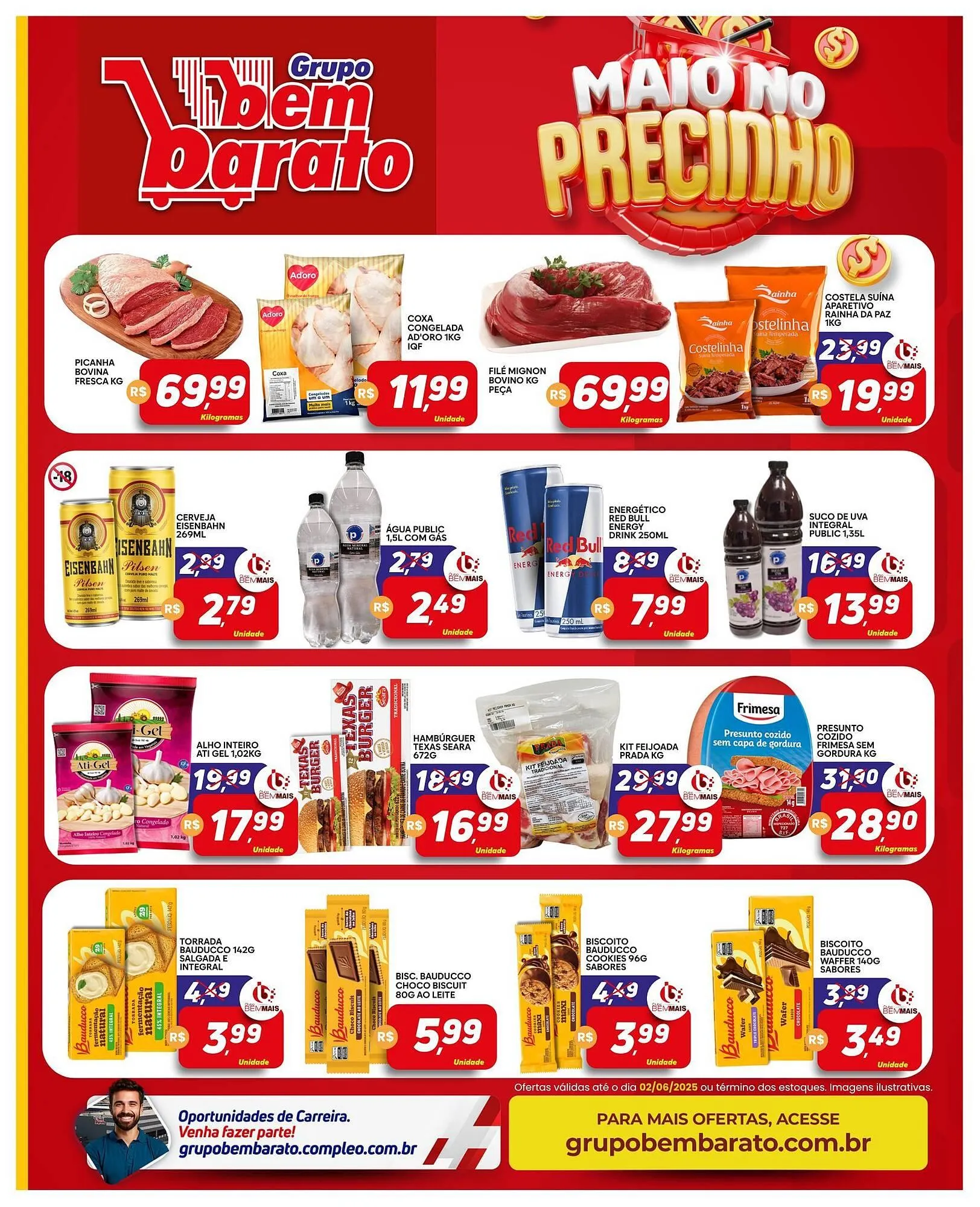 Encarte de Catálogo Supermercado Bem Barato 27 de maio até 2 de junho 2025 - Pagina 2