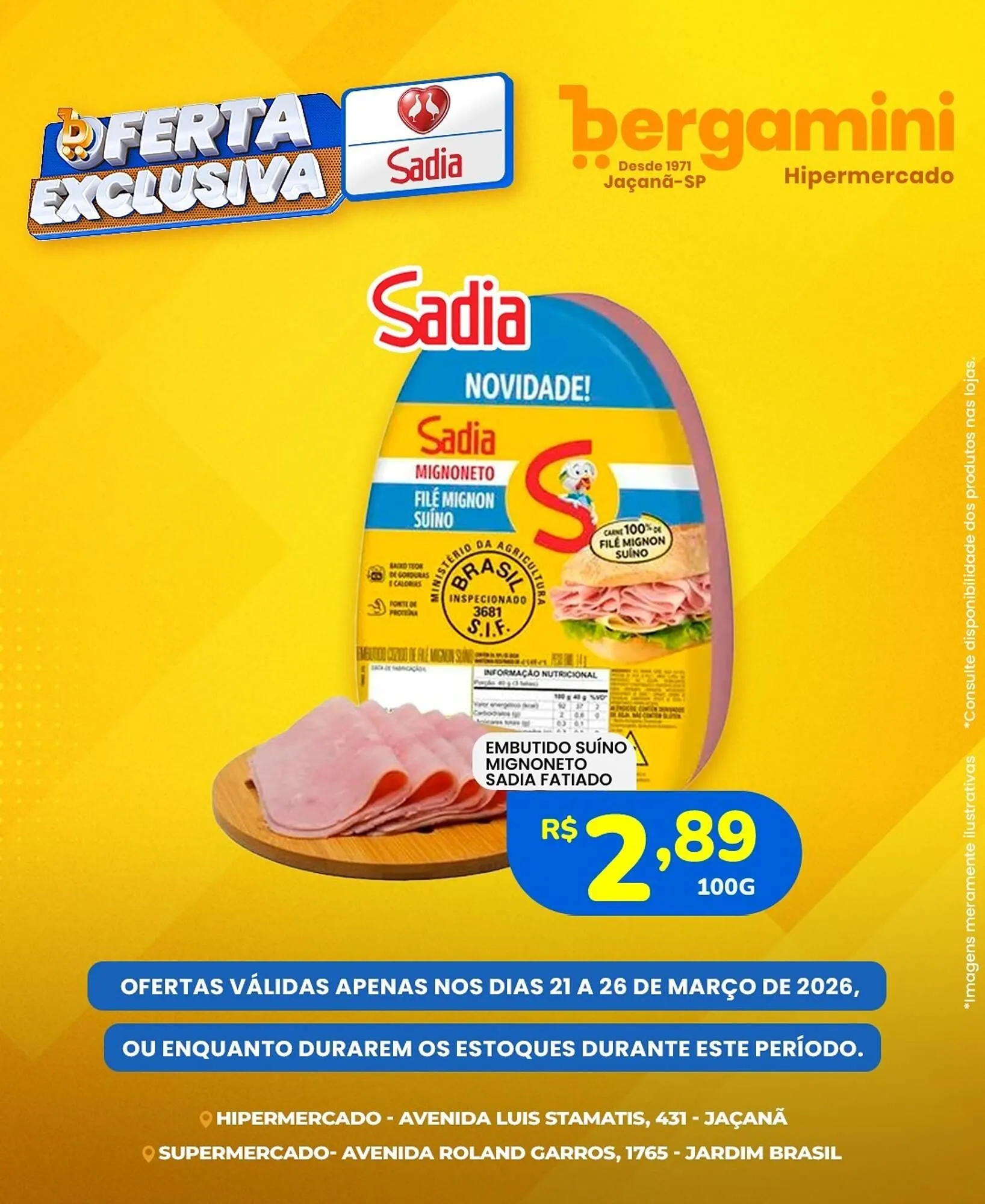 Encarte de Catálogo Supermercado Bergamini 21 de março até 26 de março 2026 - Pagina 4