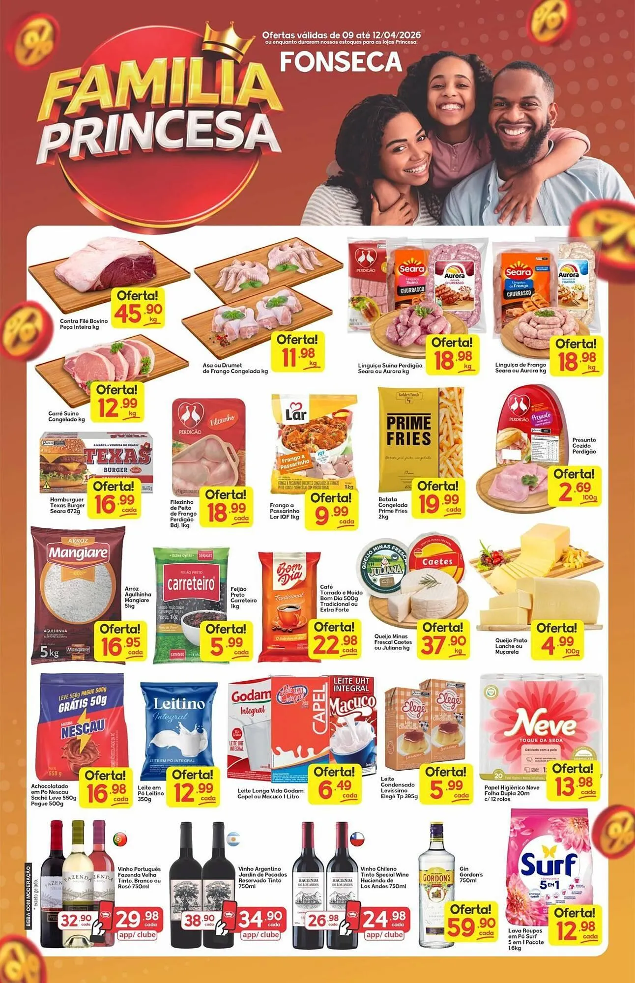 Encarte de Encarte Supermercados Princesa 10 de abril até 12 de abril 2026 - Pagina 1