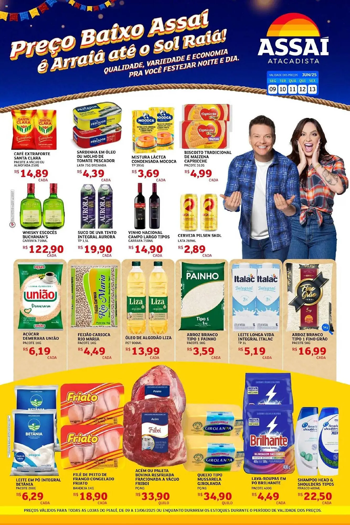 Encarte de Catálogo Assaí Atacadista 9 de junho até 13 de junho 2025 - Pagina 1