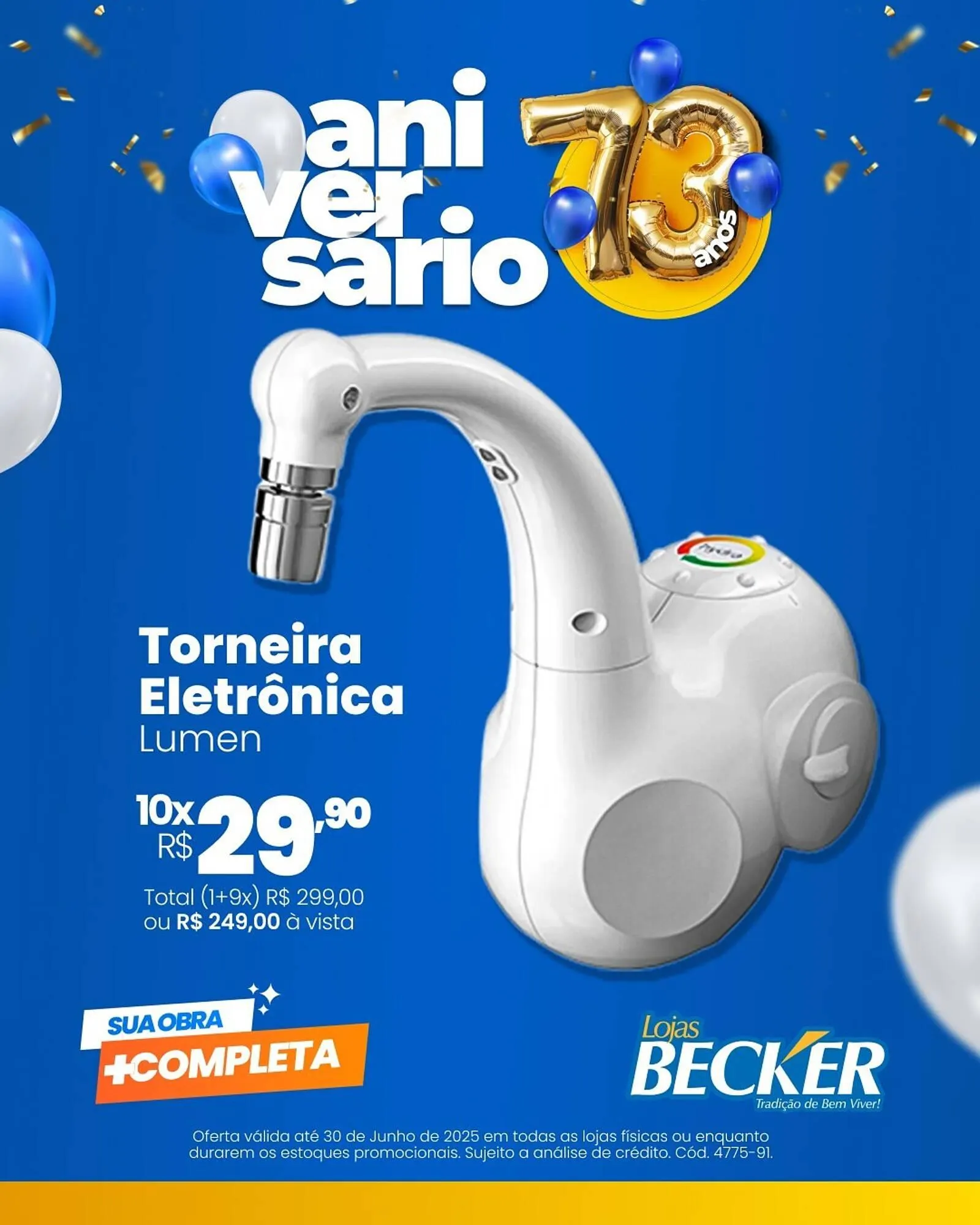 Encarte de Catálogo Lojas Becker 18 de junho até 30 de junho 2025 - Pagina 1