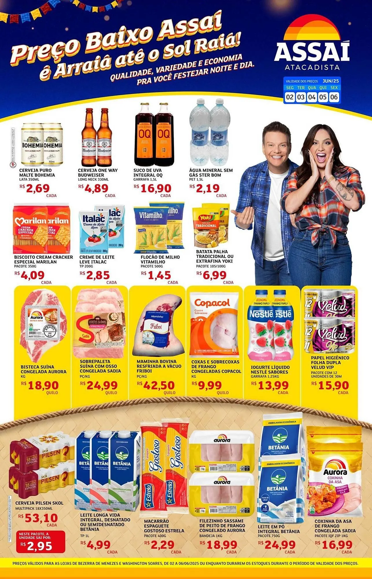 Encarte de Catálogo Assaí Atacadista 2 de junho até 6 de junho 2025 - Pagina 1