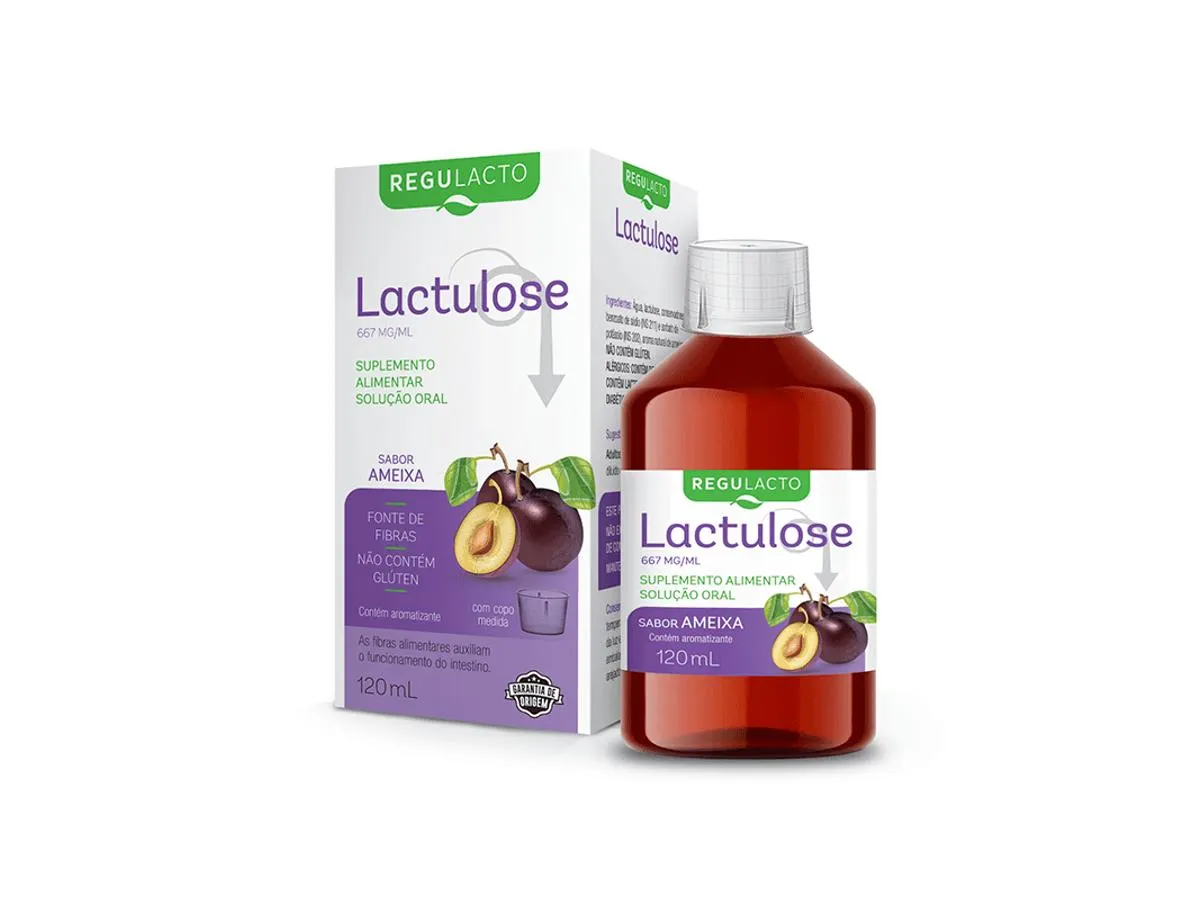 Regulacto Lactulose Xarope Sabor Ameixa 667mg 120ml