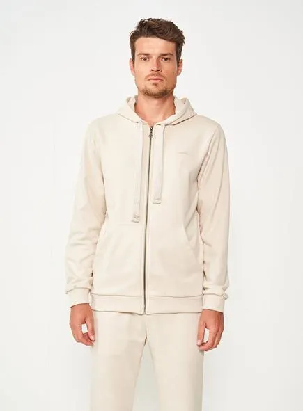 Jaqueta Slim De Moletom Com Capuz