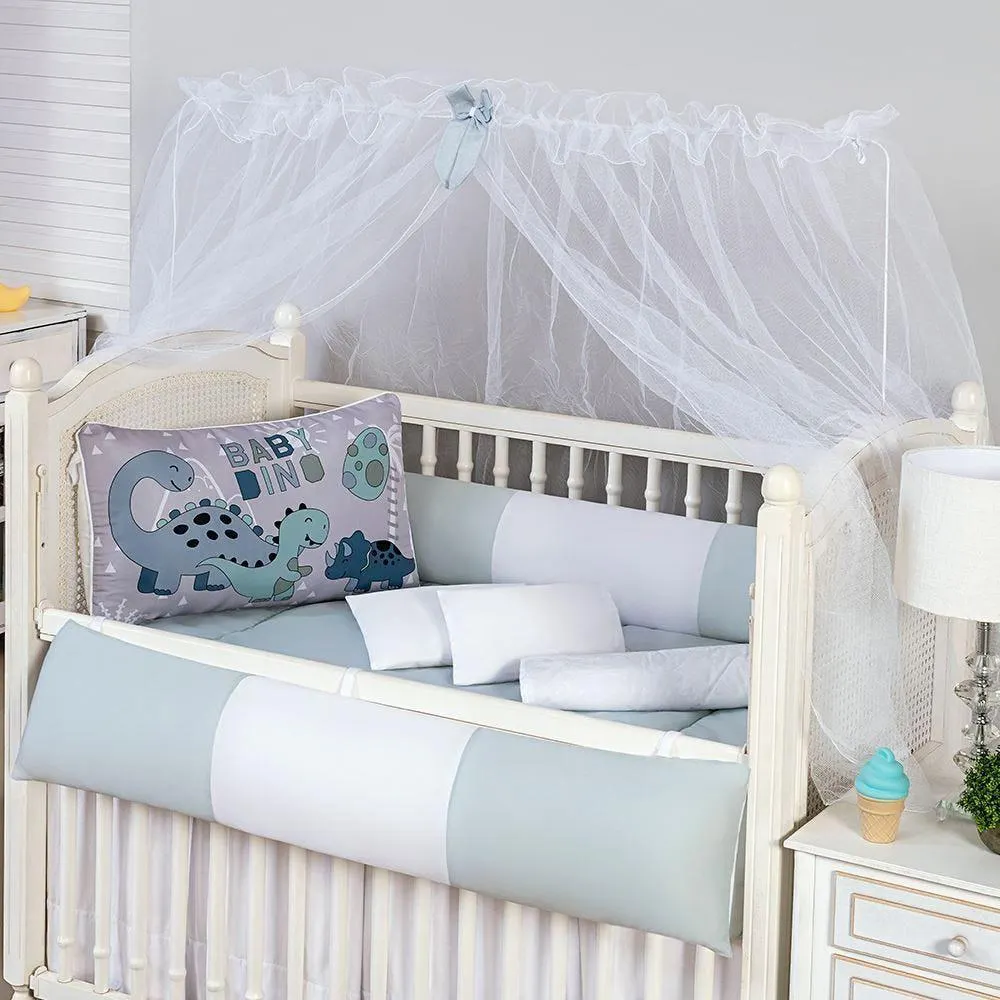 Kit Berço New Basic Yoyo Baby 9 Peças - Dino Baby