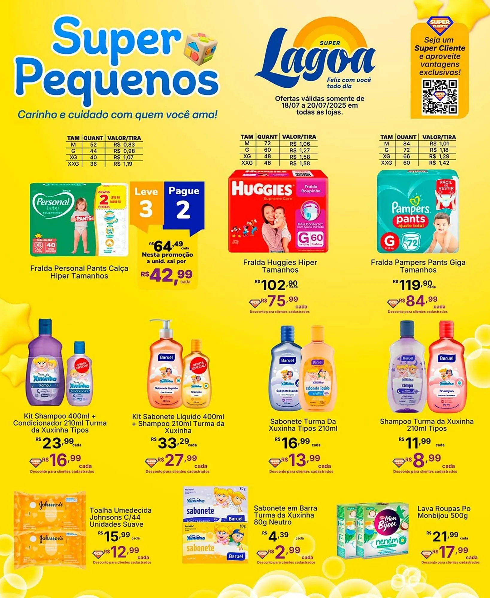 Encarte de Catálogo Super Lagoa 18 de julho até 20 de julho 2025 - Pagina 1