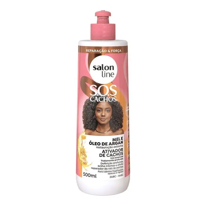 Ativador de Cachos Salon Line SOS Mel Cachos Intensos 500ml