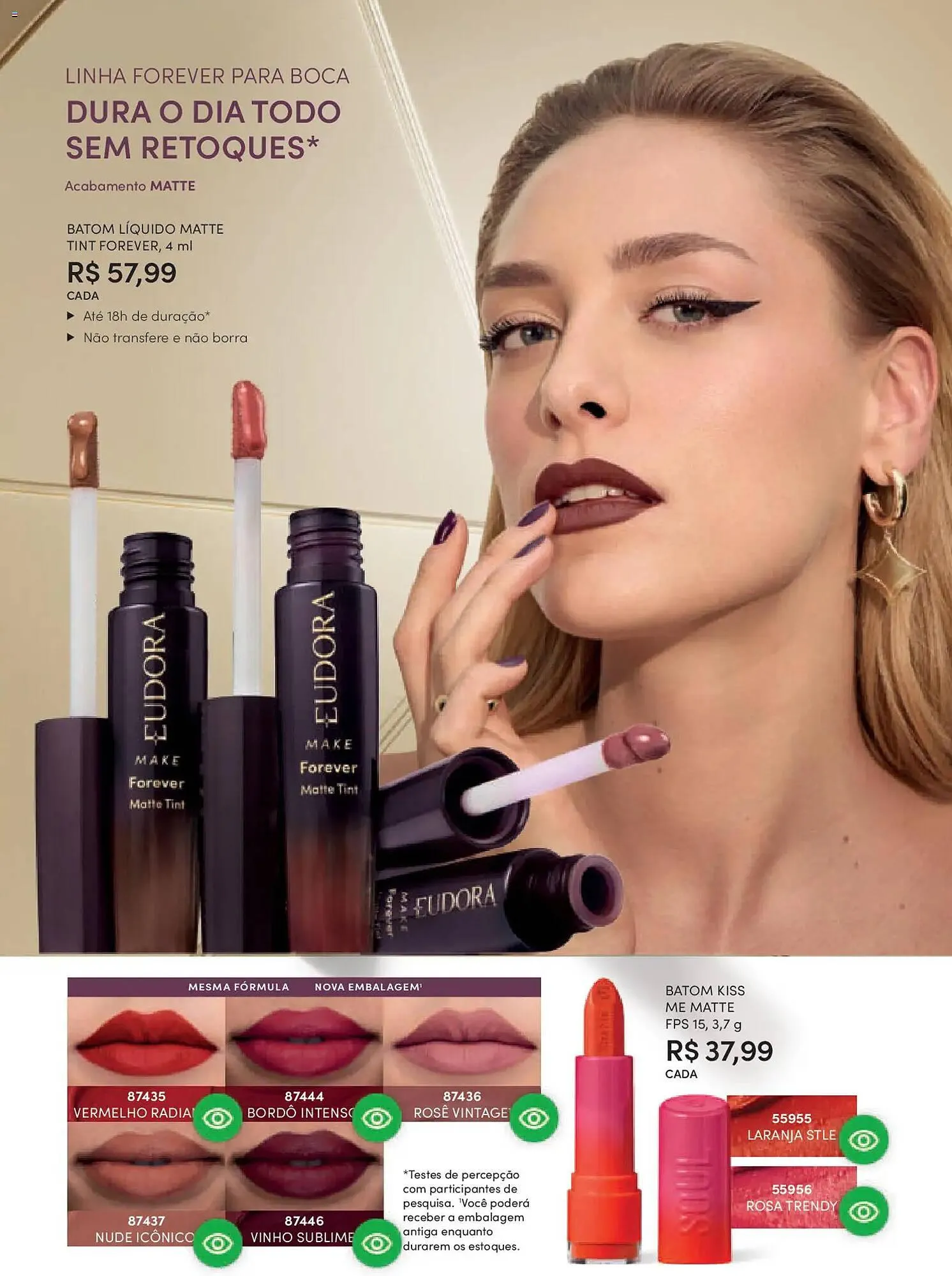 Encarte de Catálogo Eudora 8 de janeiro até 31 de janeiro 2026 - Pagina 99