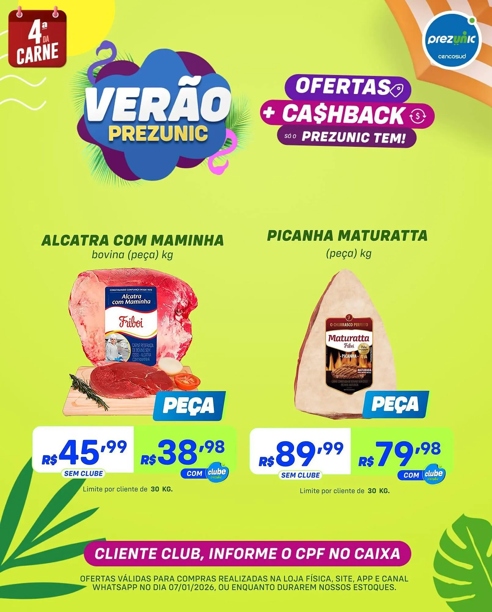 Encarte de Encarte Prezunic 7 de janeiro até 7 de janeiro 2026 - Pagina 1