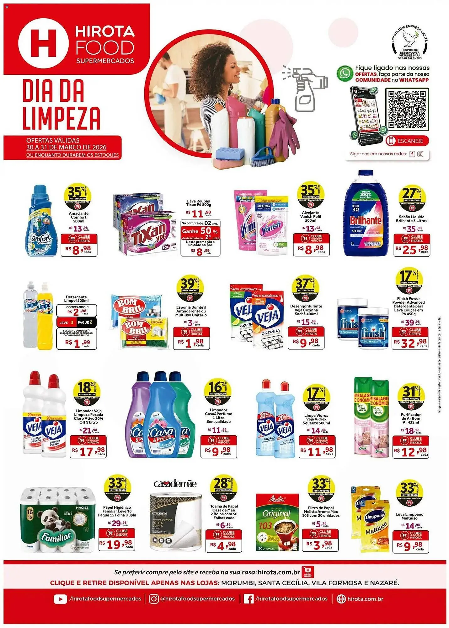 Encarte de Catálogo Hirota Food Supermercado 30 de março até 1 de abril 2026 - Pagina 1
