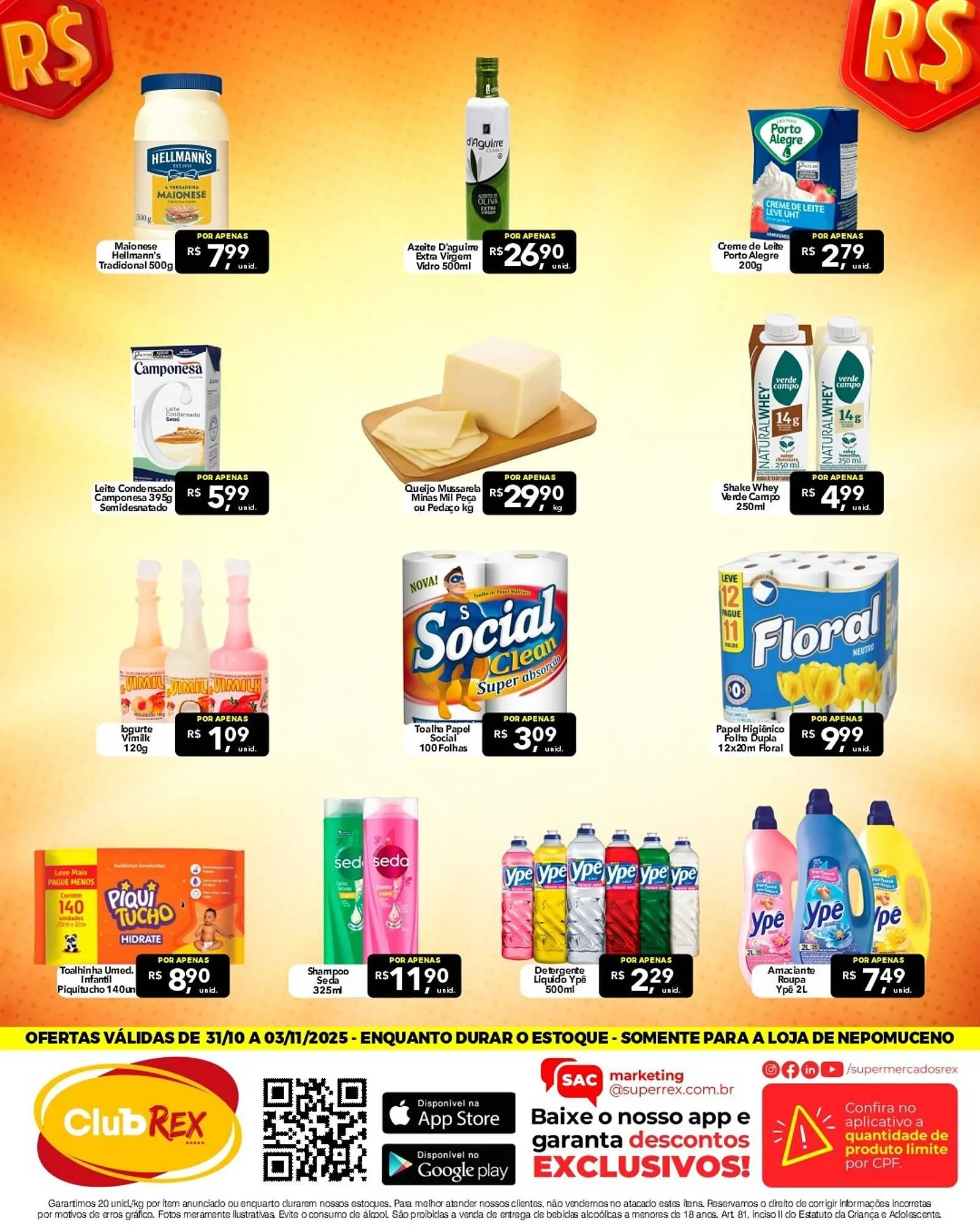 Encarte de Catálogo Supermercados Rex 31 de outubro até 3 de novembro 2025 - Pagina 2