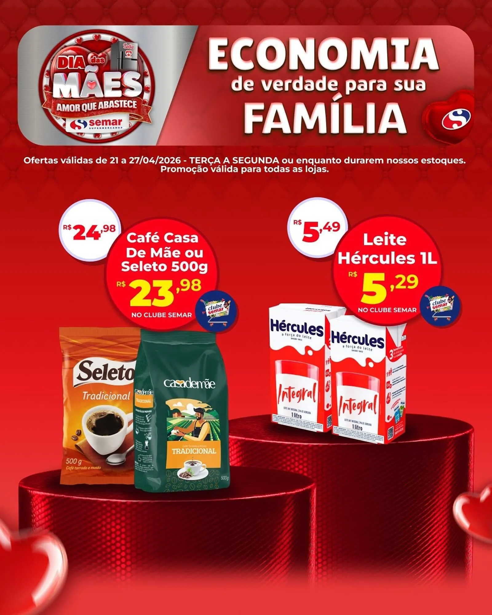 Encarte de Folheto Semar Supermercado 21 de abril até 27 de abril 2026 - Pagina 2