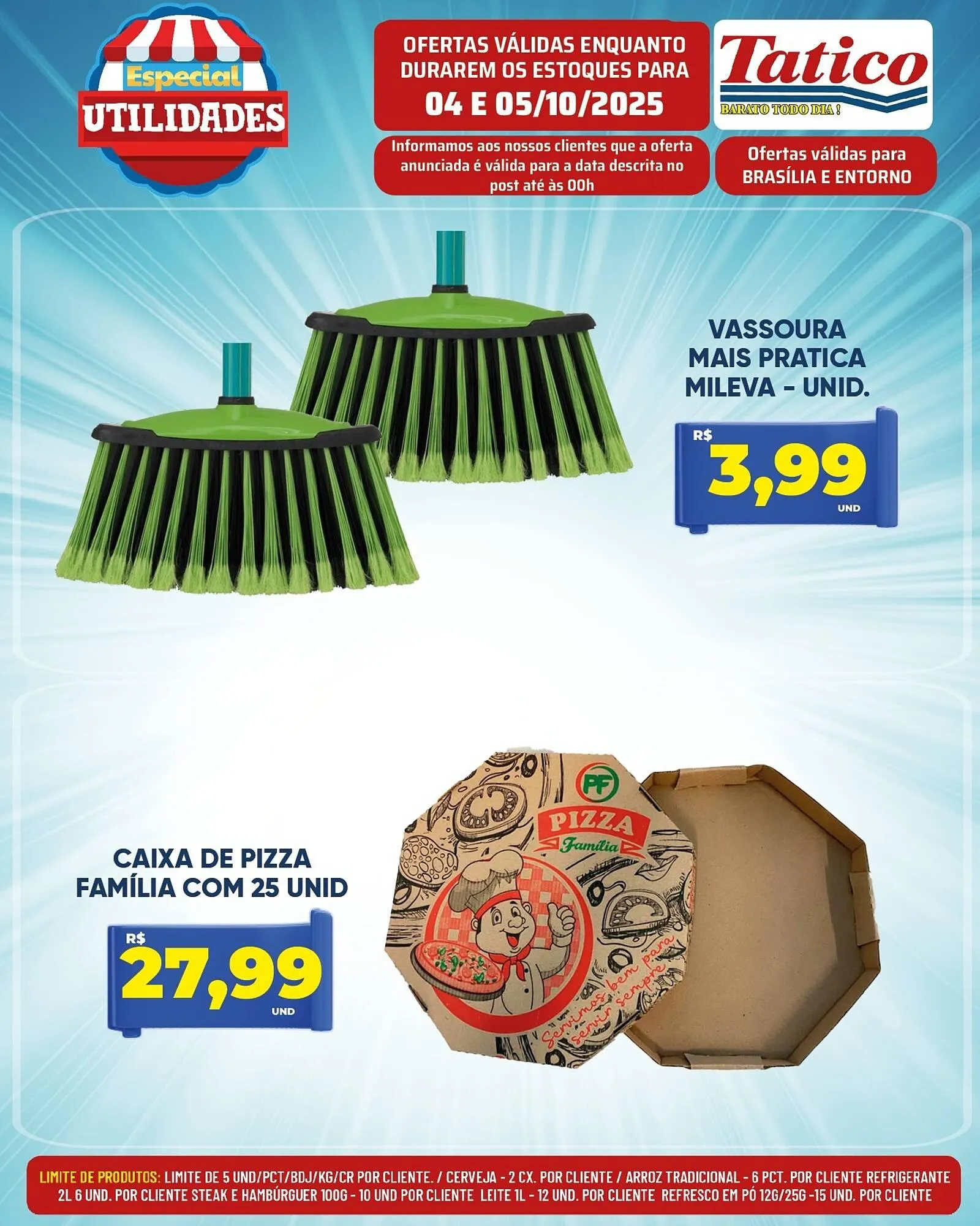 Encarte de Tabloide Tatico 4 de outubro até 5 de outubro 2025 - Pagina 2