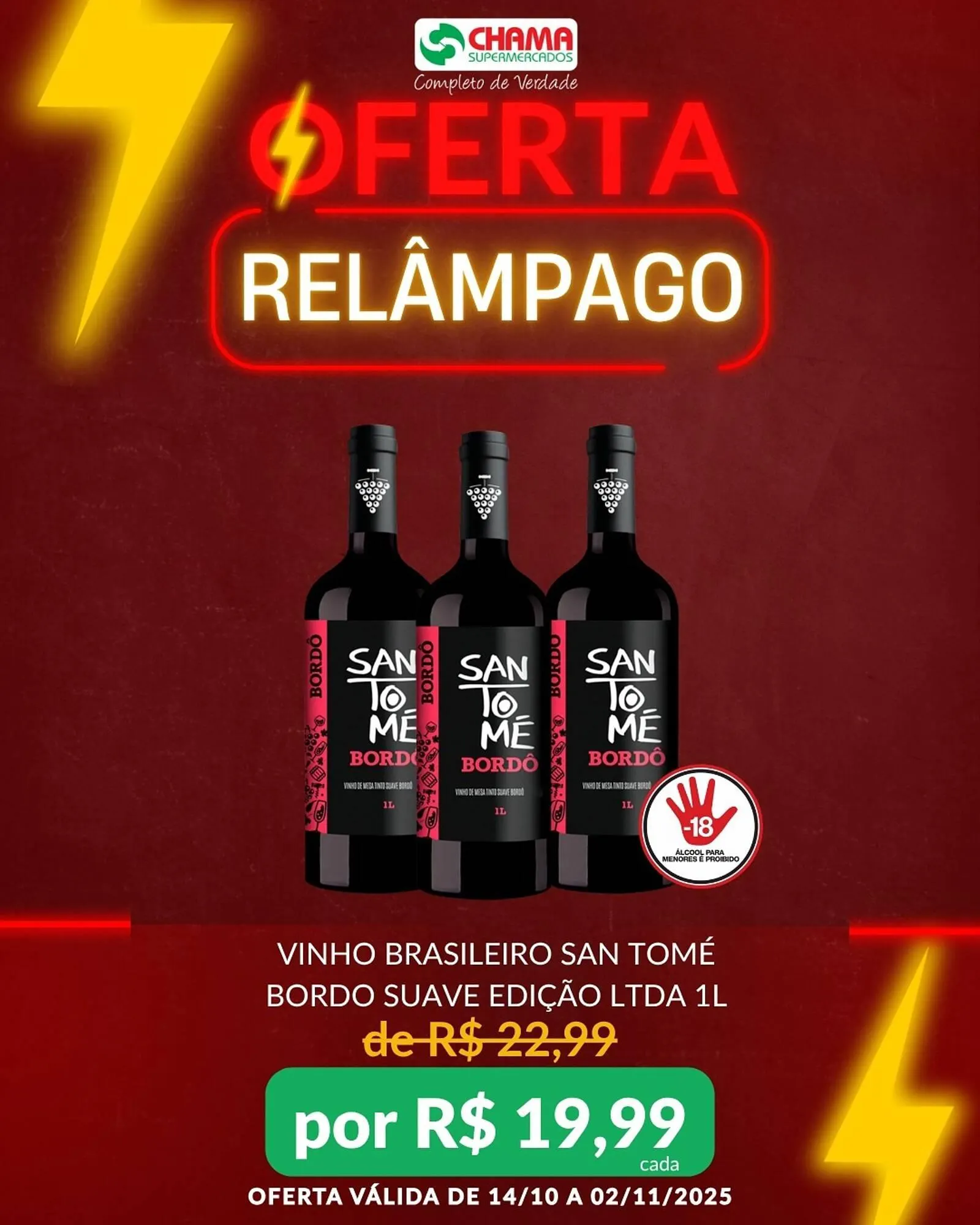 Encarte de Catálogo Chama Supermercados 15 de outubro até 2 de novembro 2025 - Pagina 2
