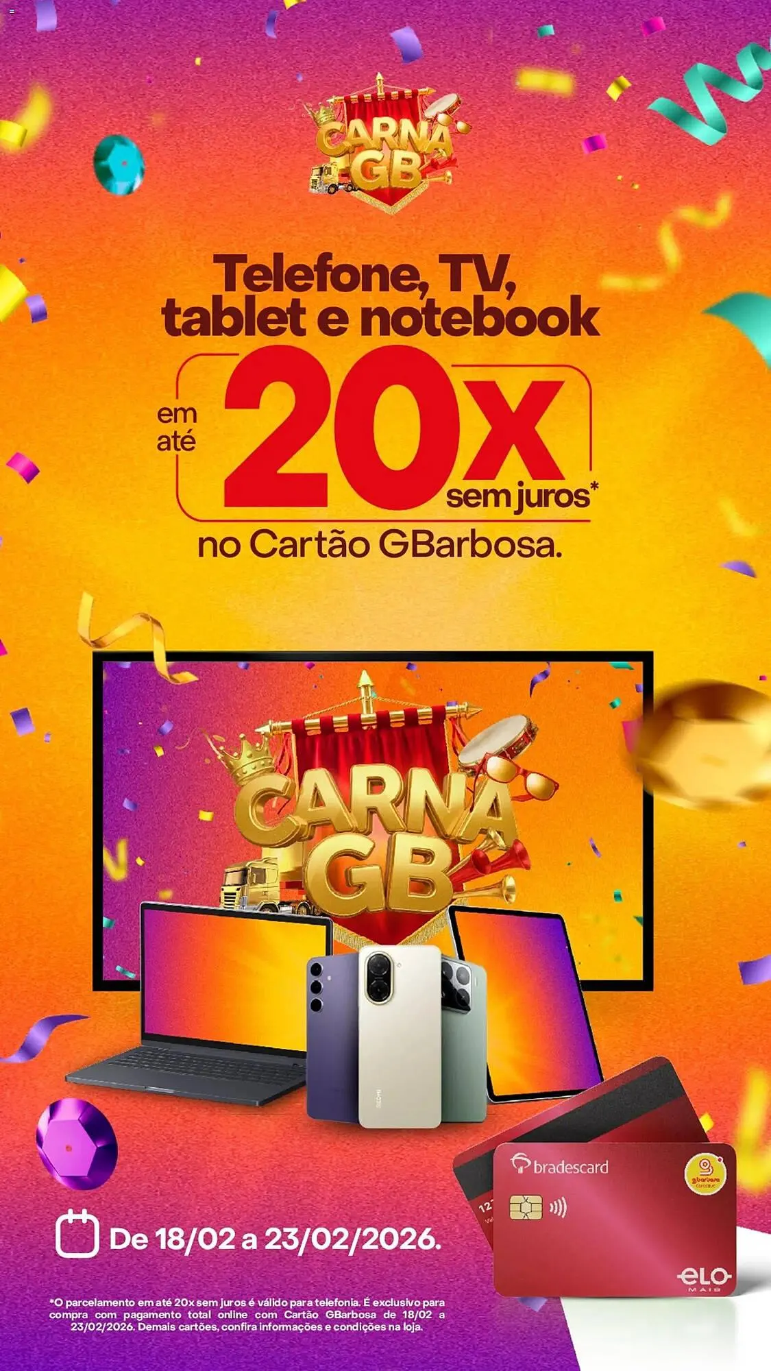 Encarte de Encarte GBarbosa 18 de fevereiro até 24 de fevereiro 2026 - Pagina 1