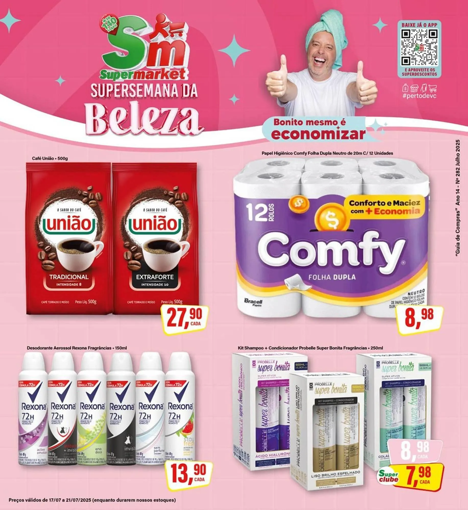 Encarte de Catálogo Rede Supermarket 17 de julho até 21 de julho 2025 - Pagina 1