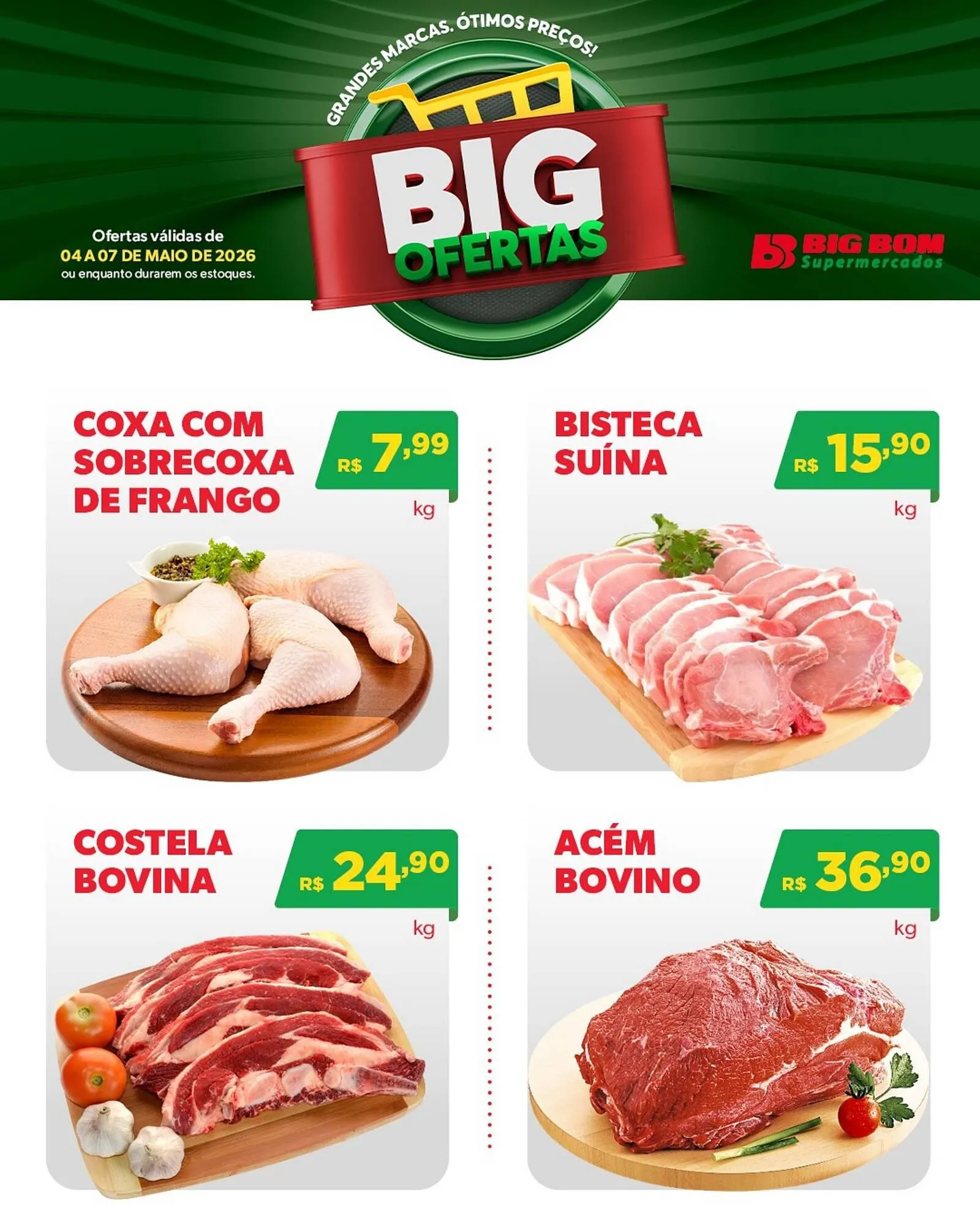 Encarte de Catálogo Big Bom Supermercados 4 de maio até 7 de maio 2026 - Pagina 4
