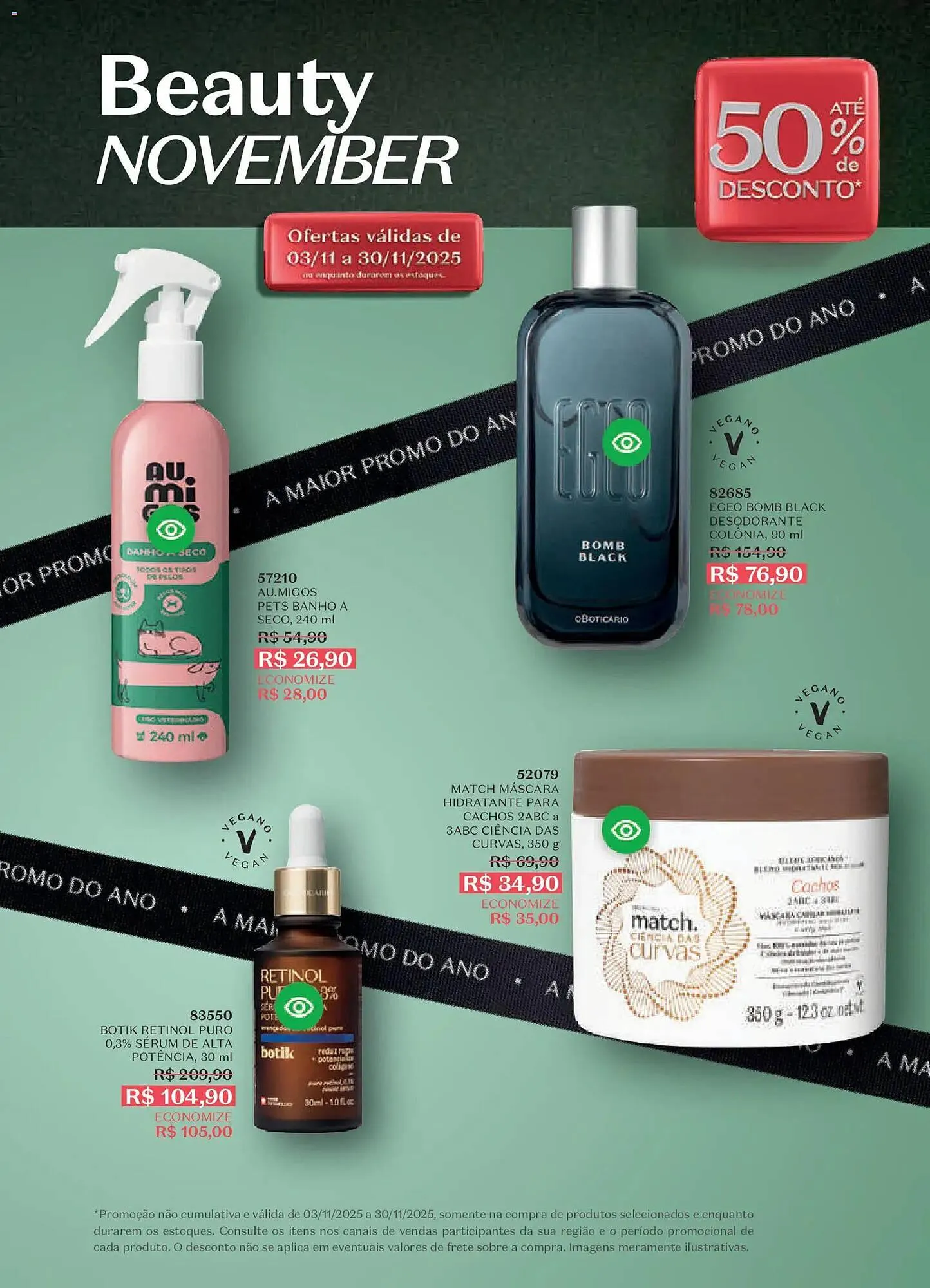 Encarte de Catálogo O Boticário 3 de novembro até 30 de novembro 2025 - Pagina 209