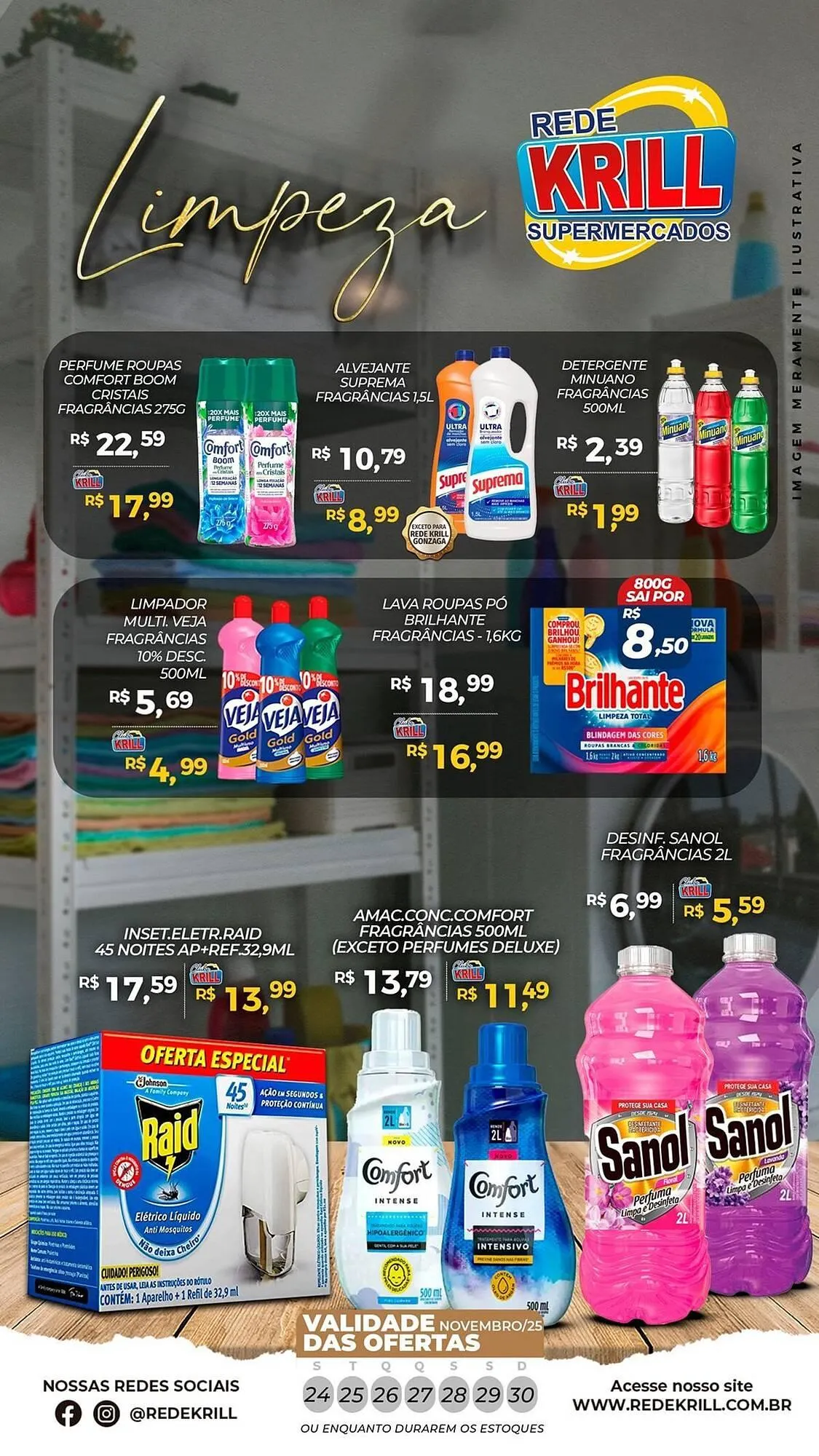 Encarte de Folheto Rede Krill 24 de novembro até 30 de novembro 2025 - Pagina 1