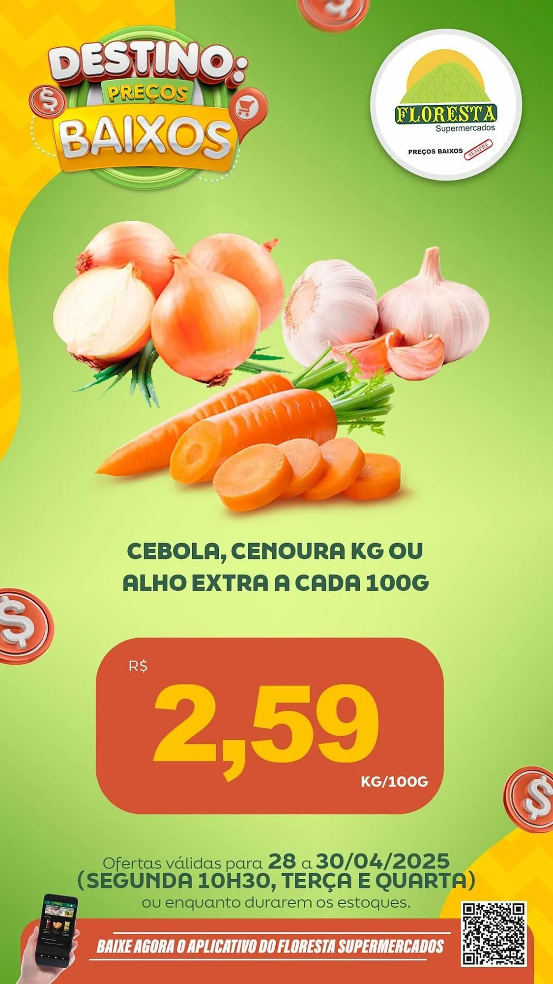 Encarte de Catálogo Floresta Supermercados 29 de abril até 30 de abril 2025 - Pagina 1