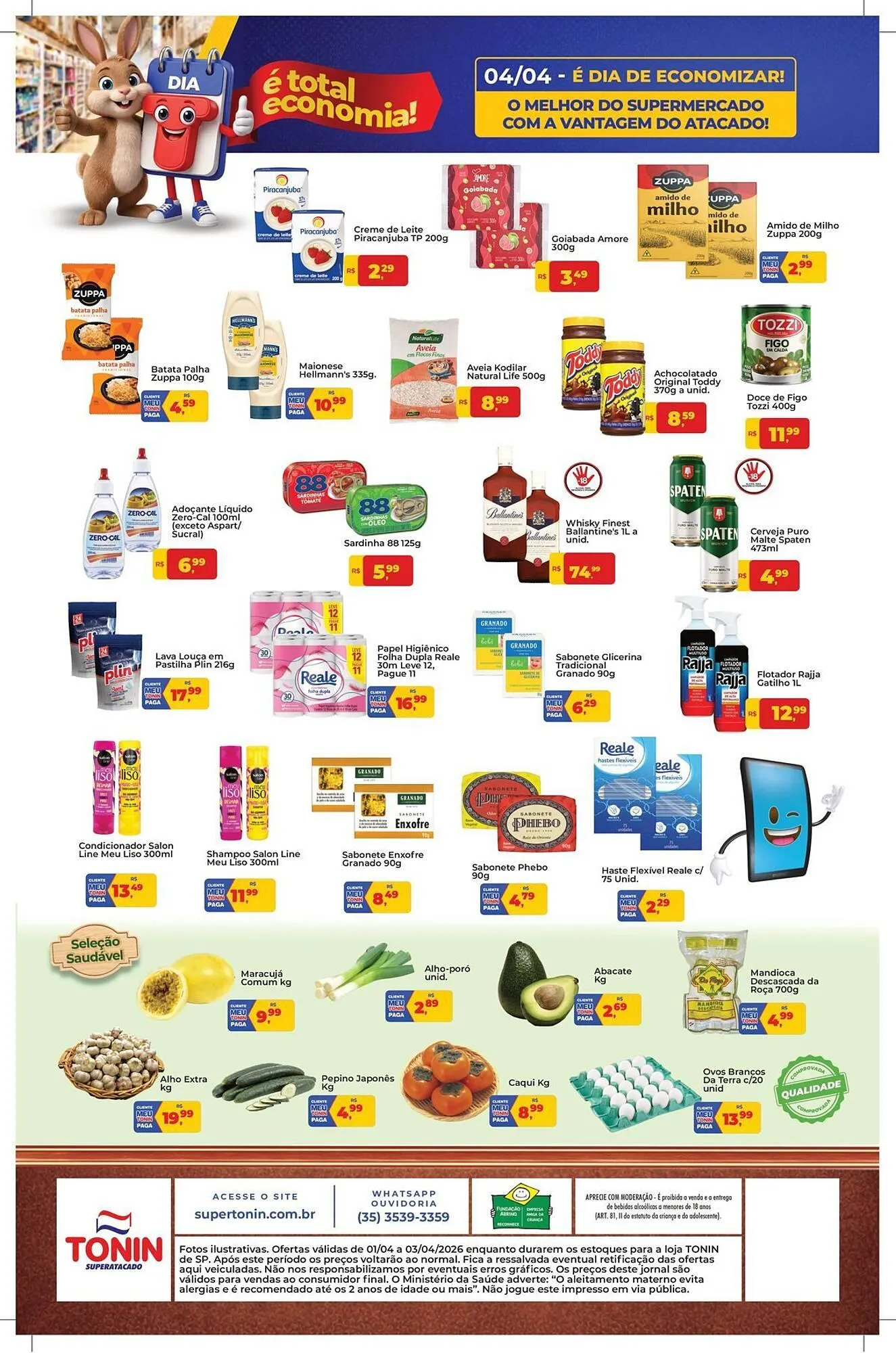 Encarte de Catálogo Tonin Superatacado 1 de abril até 3 de abril 2026 - Pagina 2