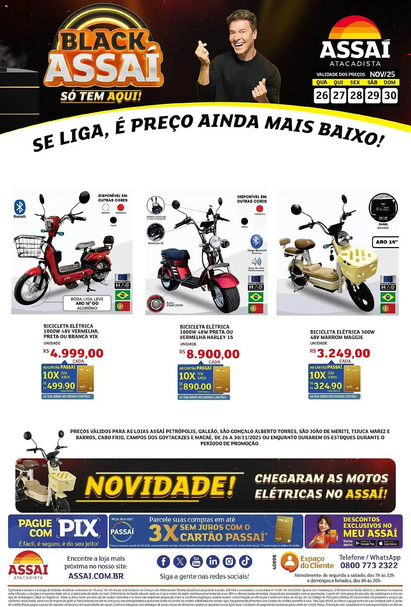 Encarte de Encarte Assaí Atacadista 26 de novembro até 30 de novembro 2025 - Pagina 1