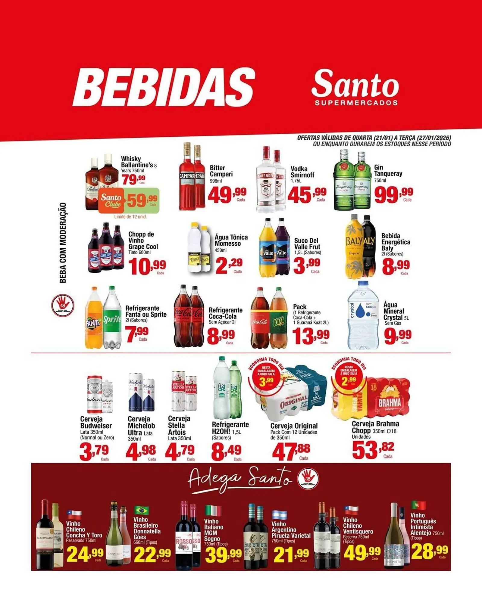 Encarte de Catálogo Santo Supermercados 21 de janeiro até 27 de janeiro 2026 - Pagina 3